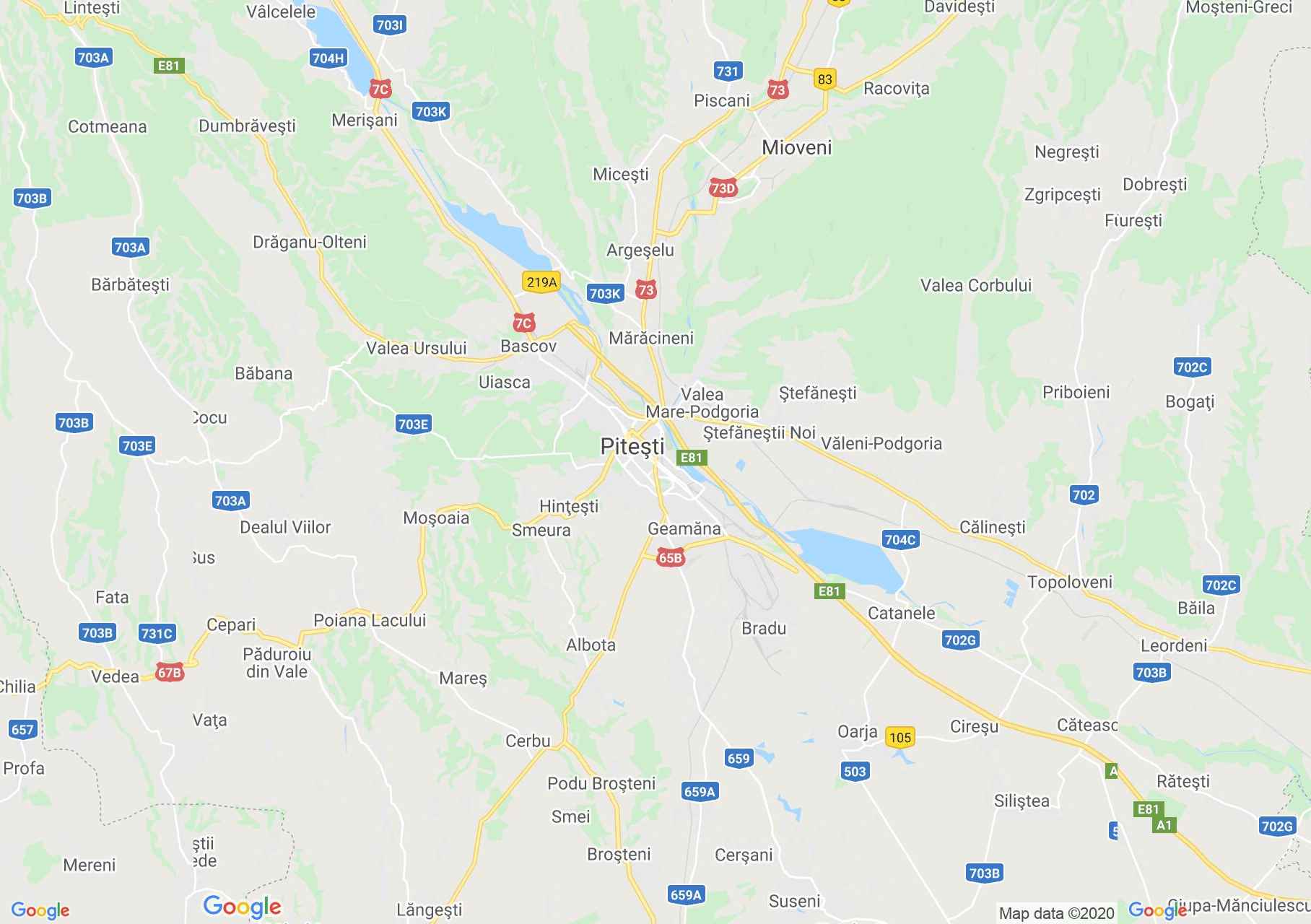 Zona Pite ti Harta Turistic Interactiv 