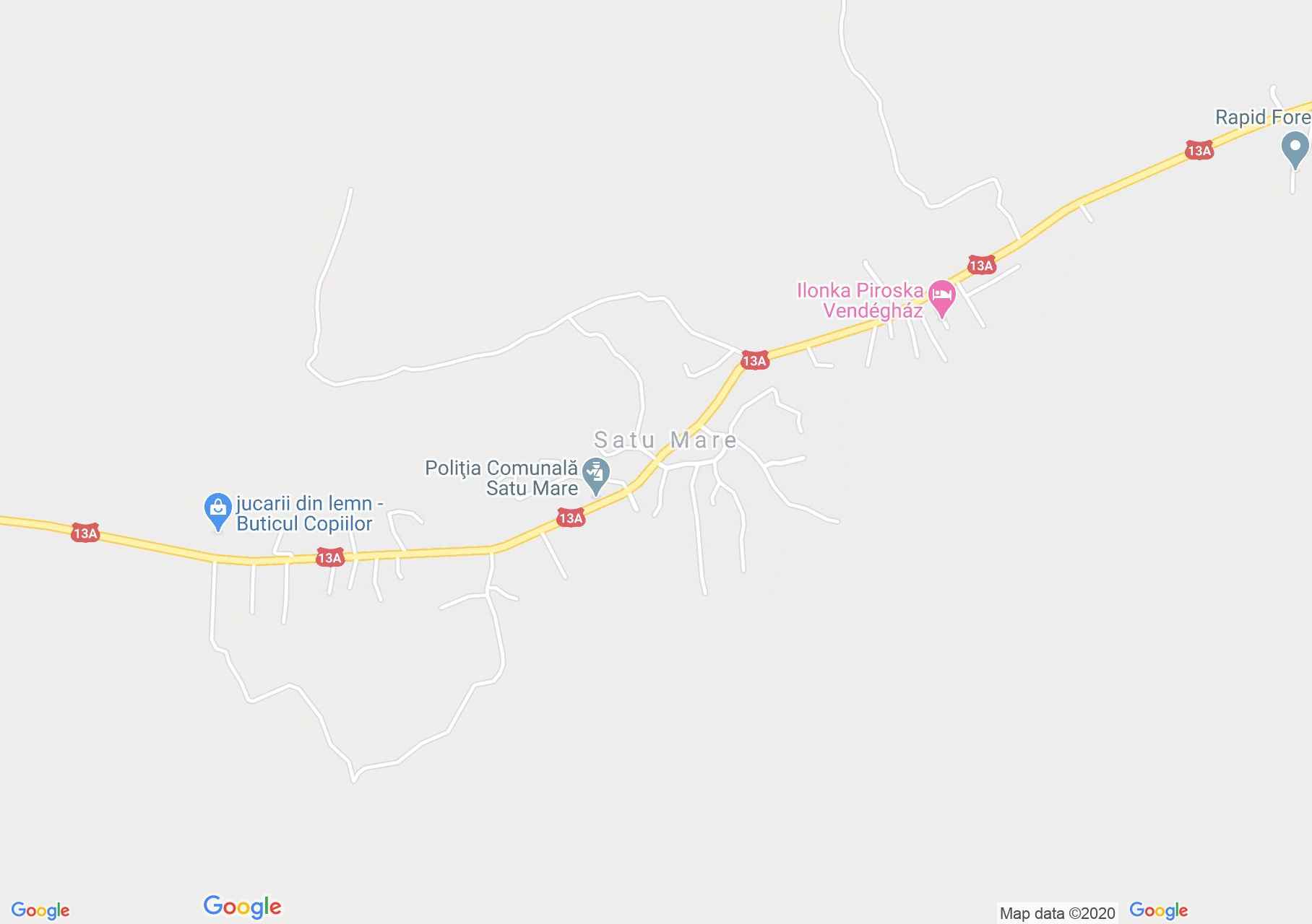 Satu Mare, Harta turistică interactivă