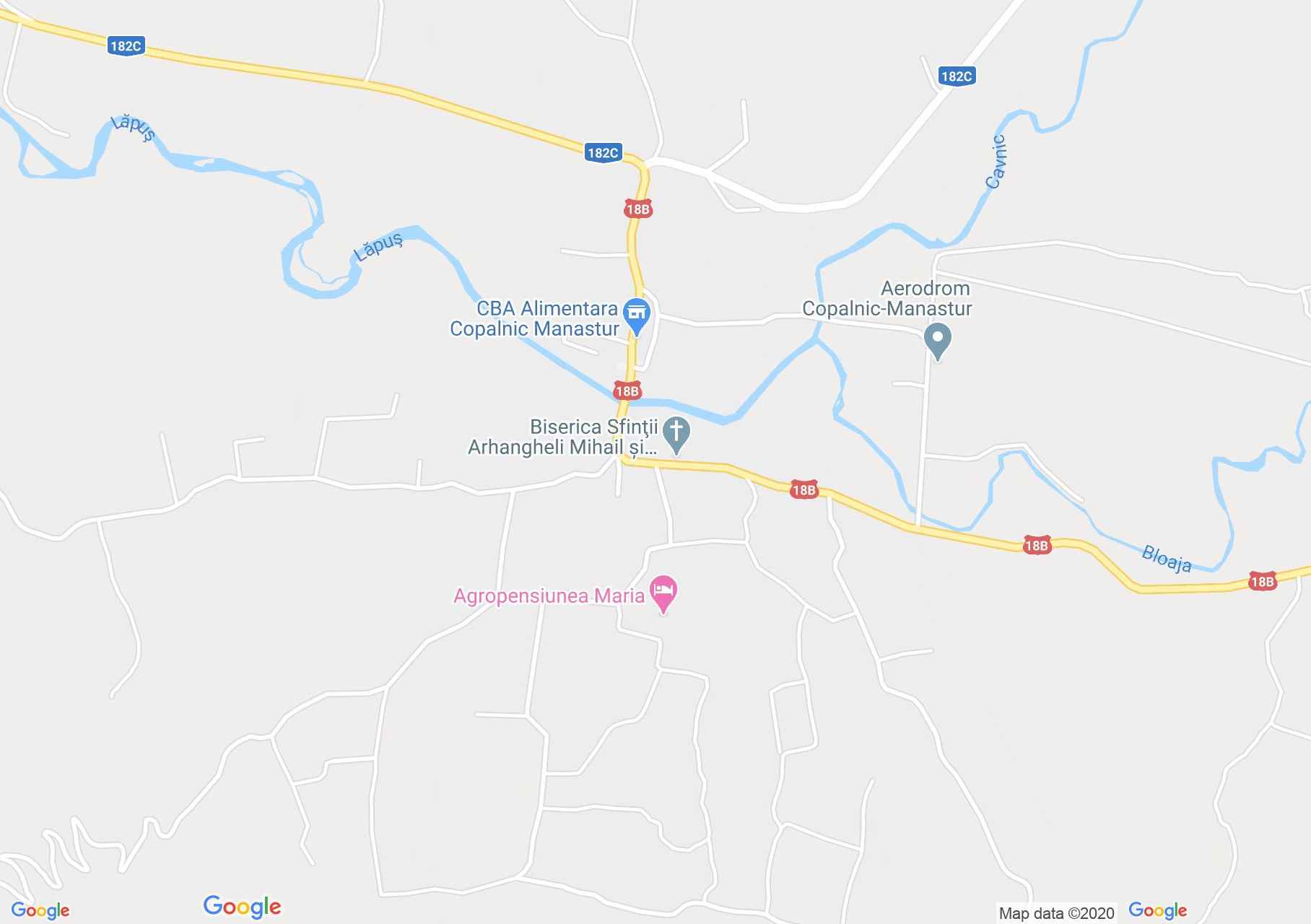 Kápolnokmonostor interaktív turista térképe.