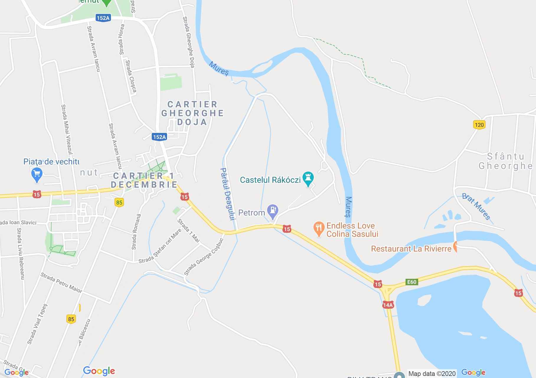 Radnót interaktív turista térképe.