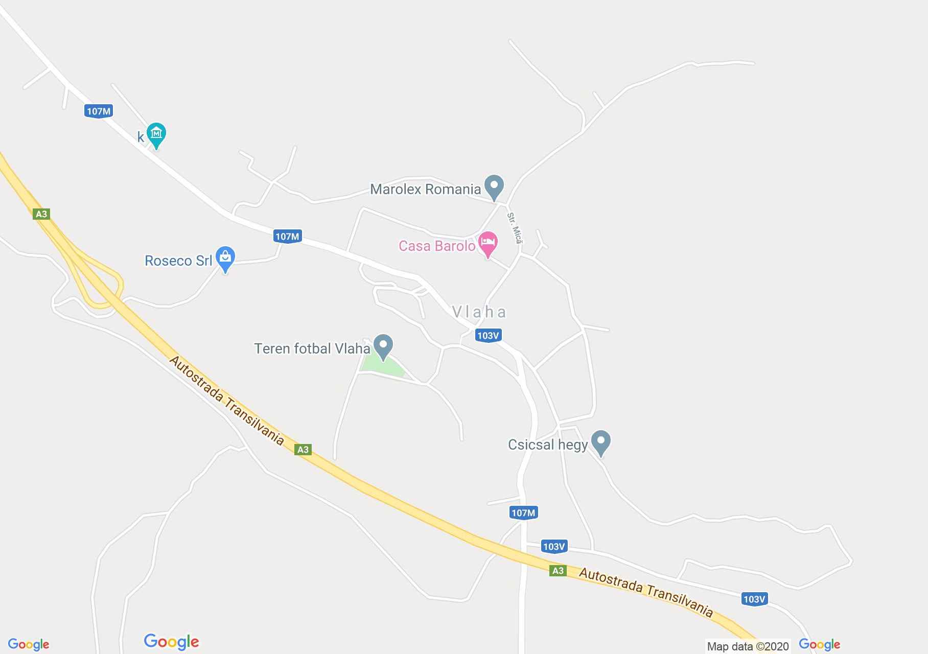 Vlaha, Interactive tourist map