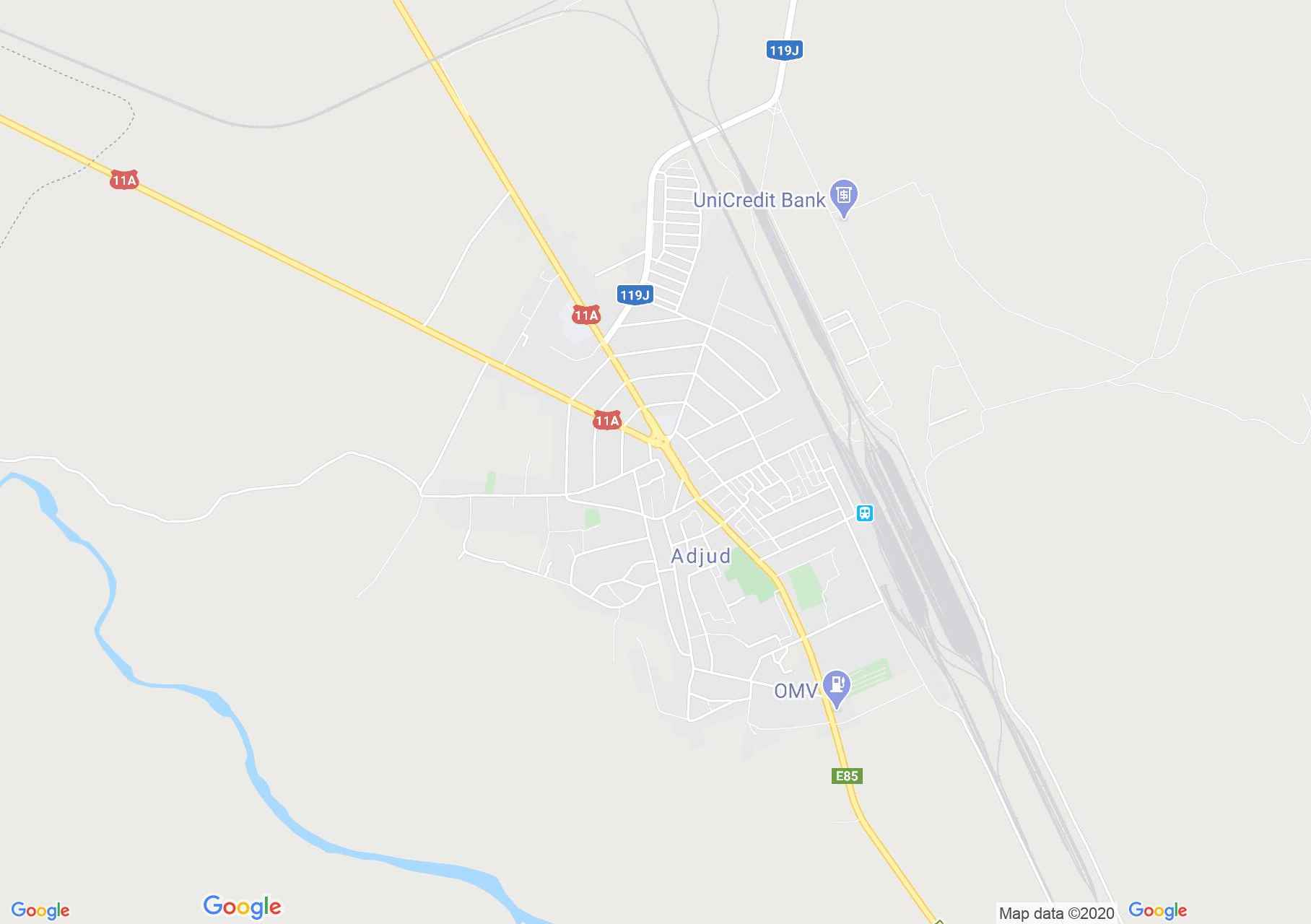 Adjud, Interactive tourist map