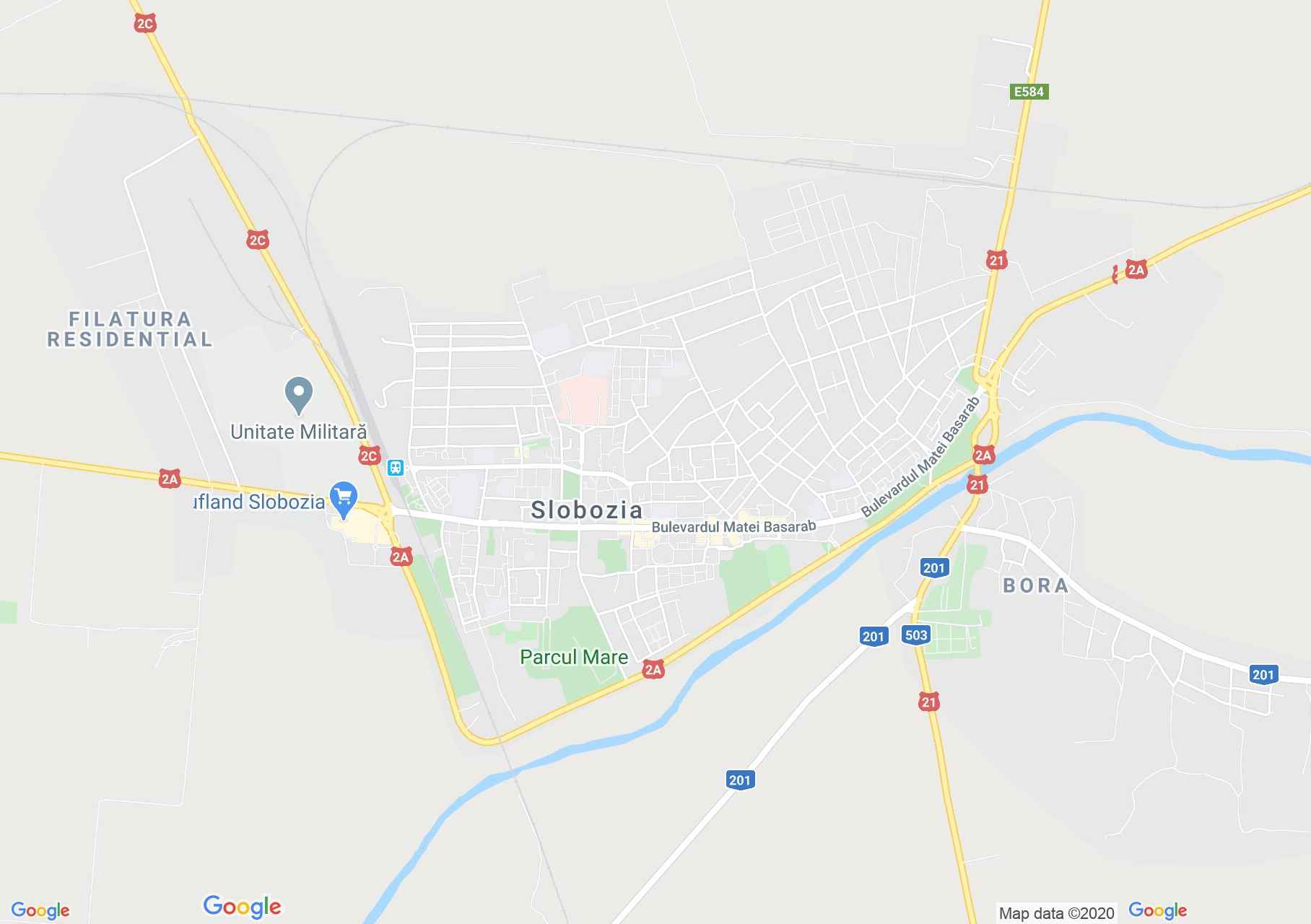 Slobozia, Interactive tourist map