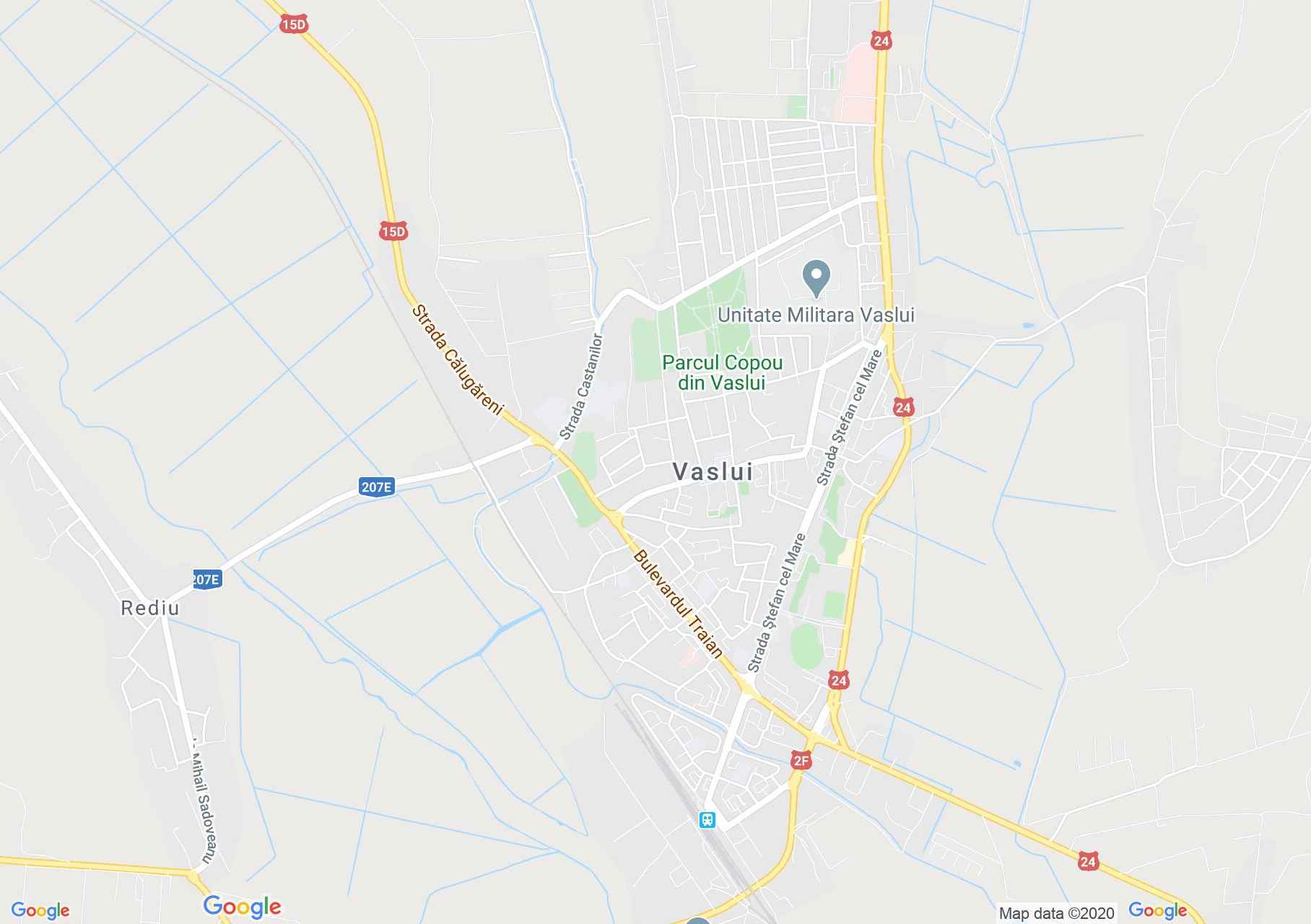 Vaslui, Harta turistică interactivă