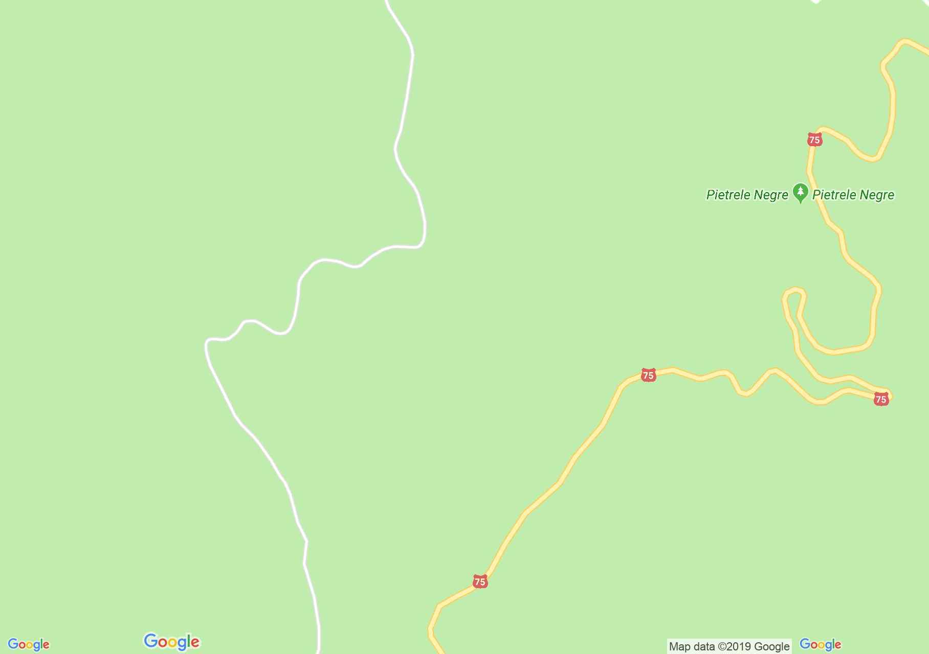 Map of Bihor-Vladeasa, Apuseni mountains: Băiţa-Ţapu peak-Vârtop