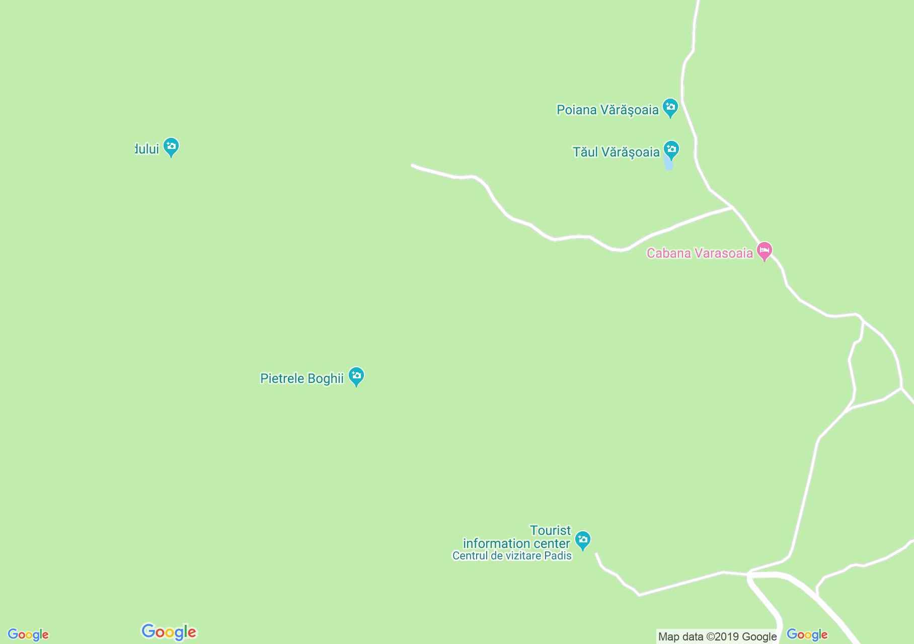 Bihar-Vlegyásza, Erdélyi-szigethegység: Pádis erdészház-Vöröshegyalja (térkép)