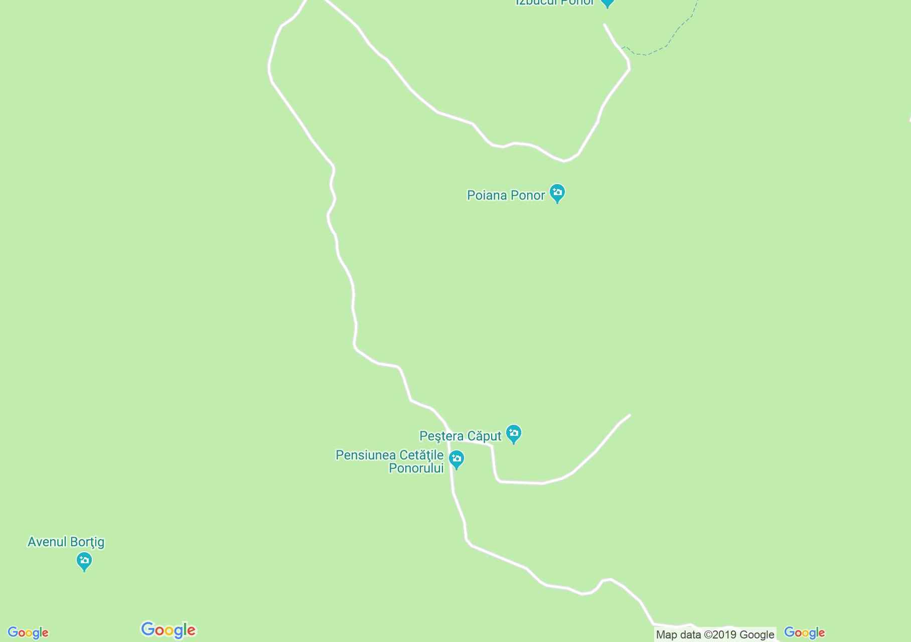 Căput: Csodavár turistaház (térkép)