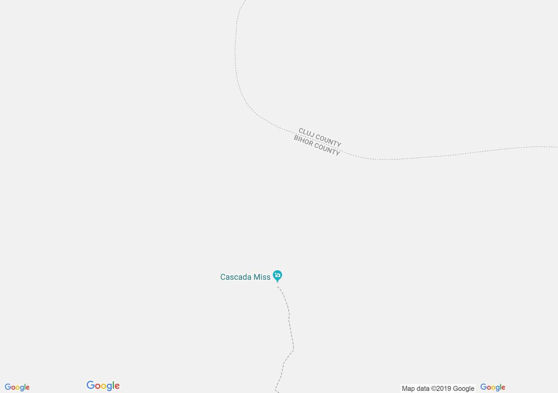 Hartă Stâna de Vale: Cascada Miss