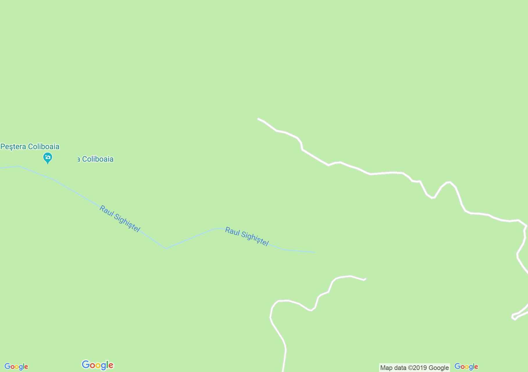 Hartă Sighiştel: Canionul Cheia Rea