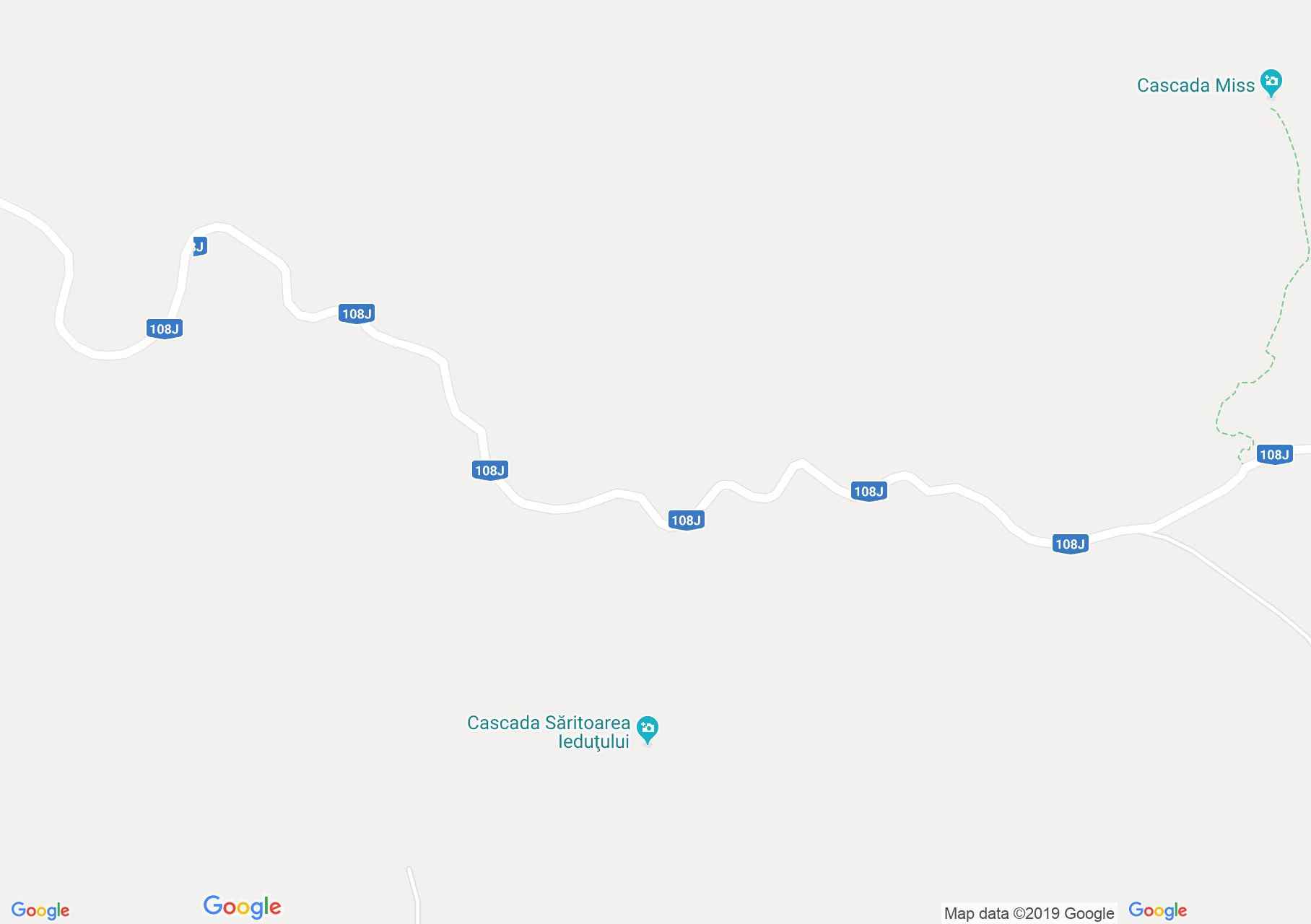 Hartă Bihor-Vlădeasa, Munţii Apuseni: Circuitul Săritoarea Ieduţului