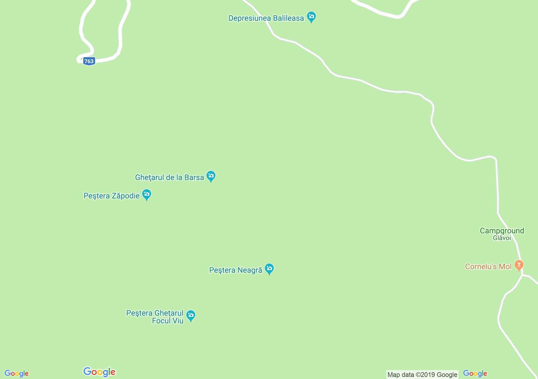 Glavoj: Fekete barlang (térkép)