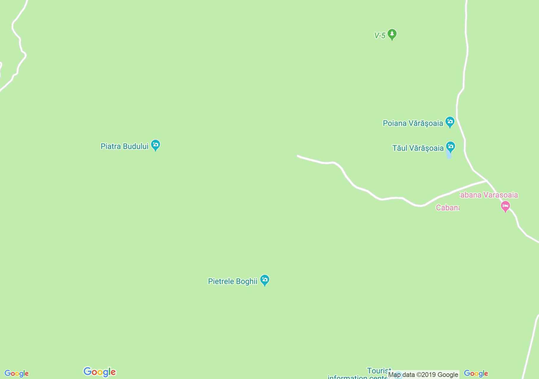 Vereshegyalja: Gót- vagy Karfiol-barlang, Boga csűr (térkép)