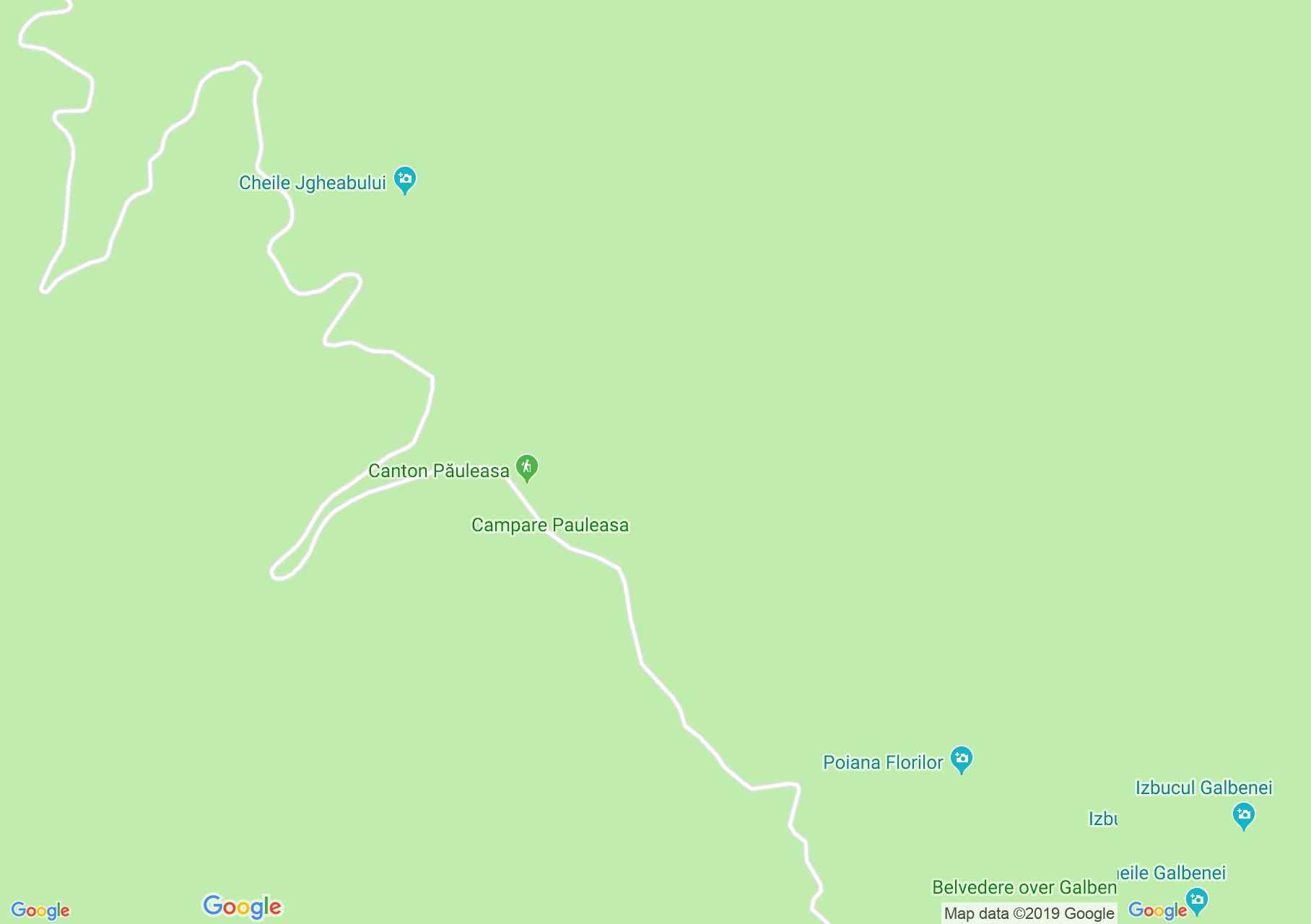 Map of Bihor-Vladeasa, Apuseni mountains: Pietroasa-Arieşeni