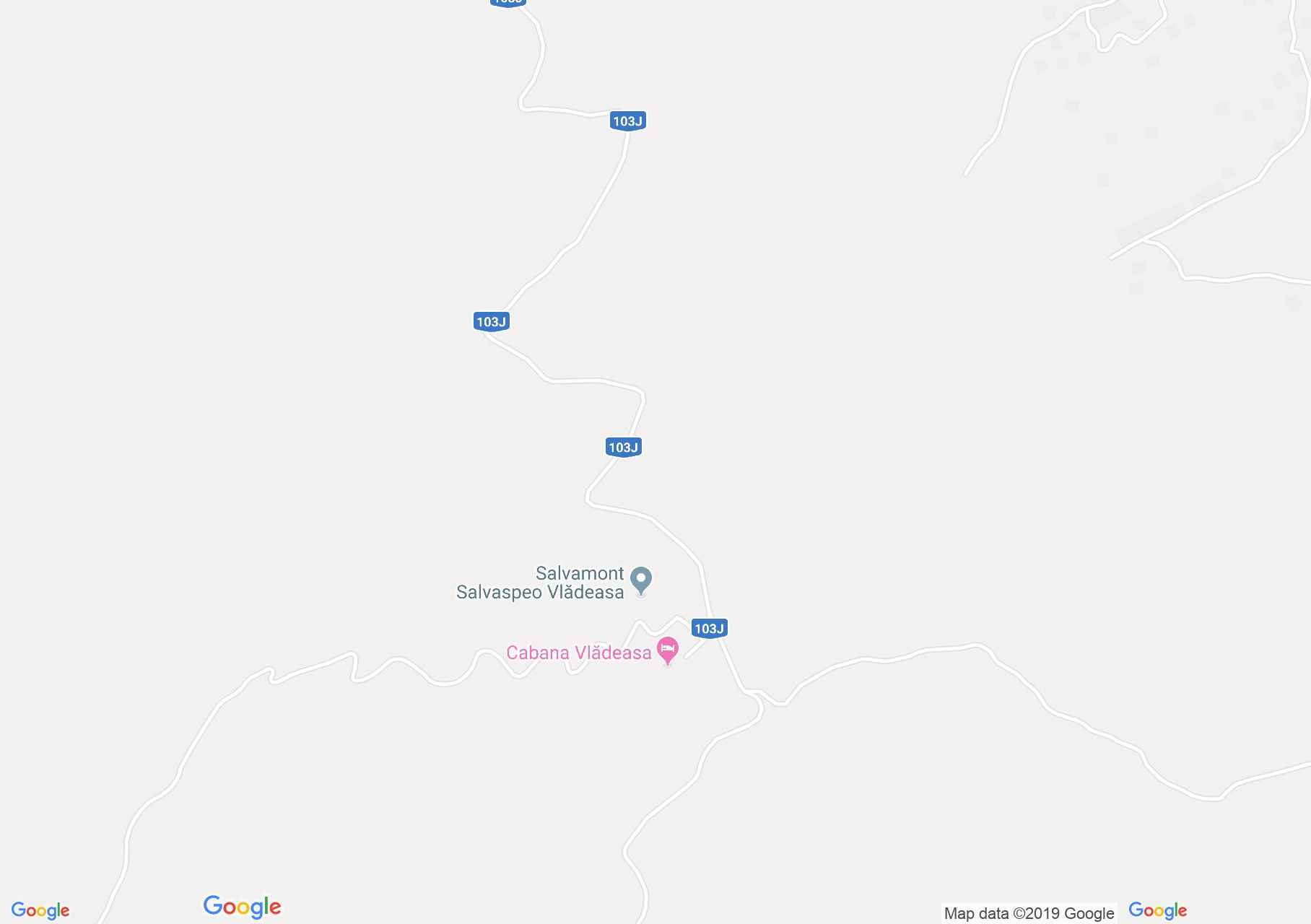 Hartă Vlădeasa: Vlădeasa