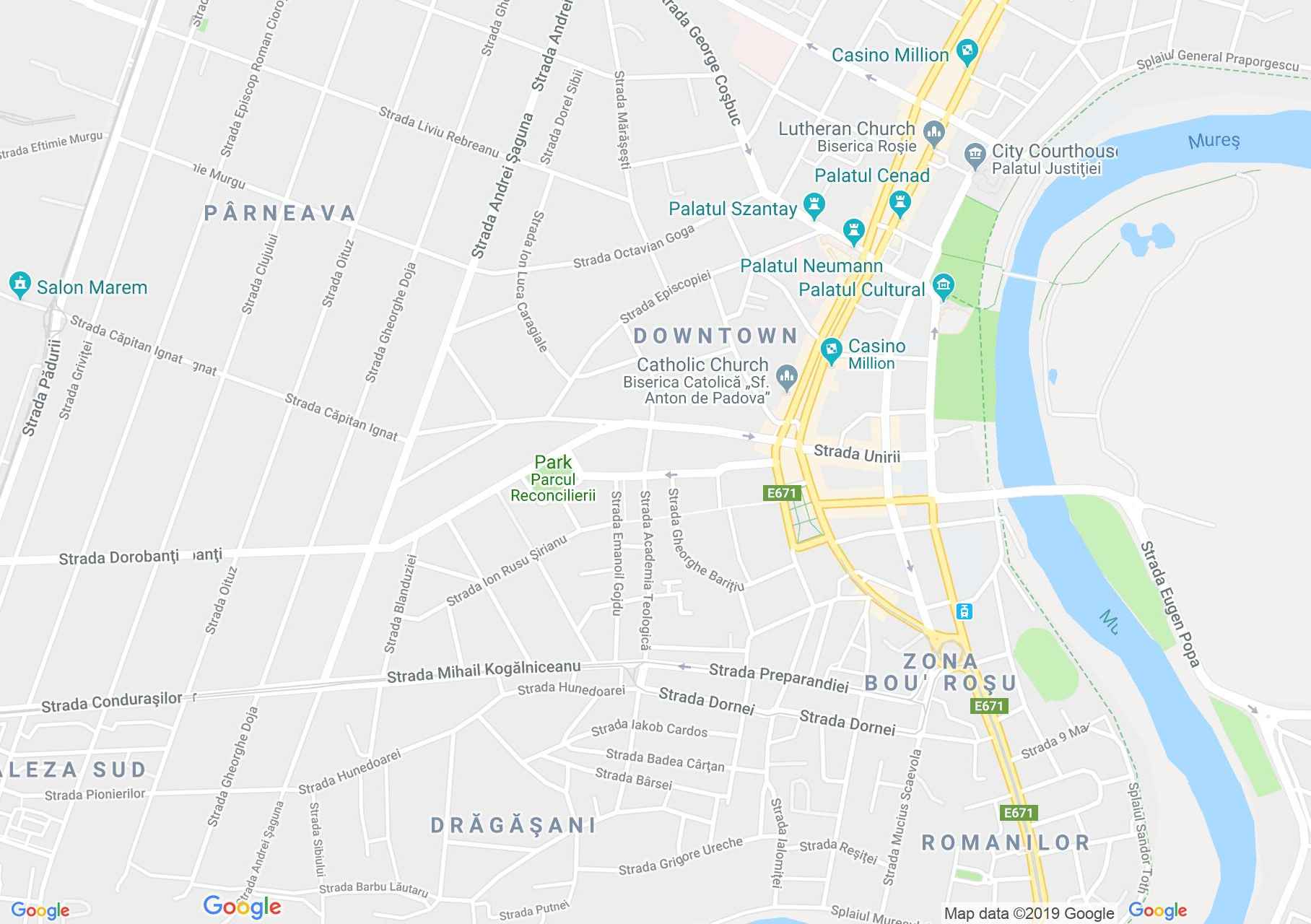 Hartă Arad: Biserica ortodoxă sârbă