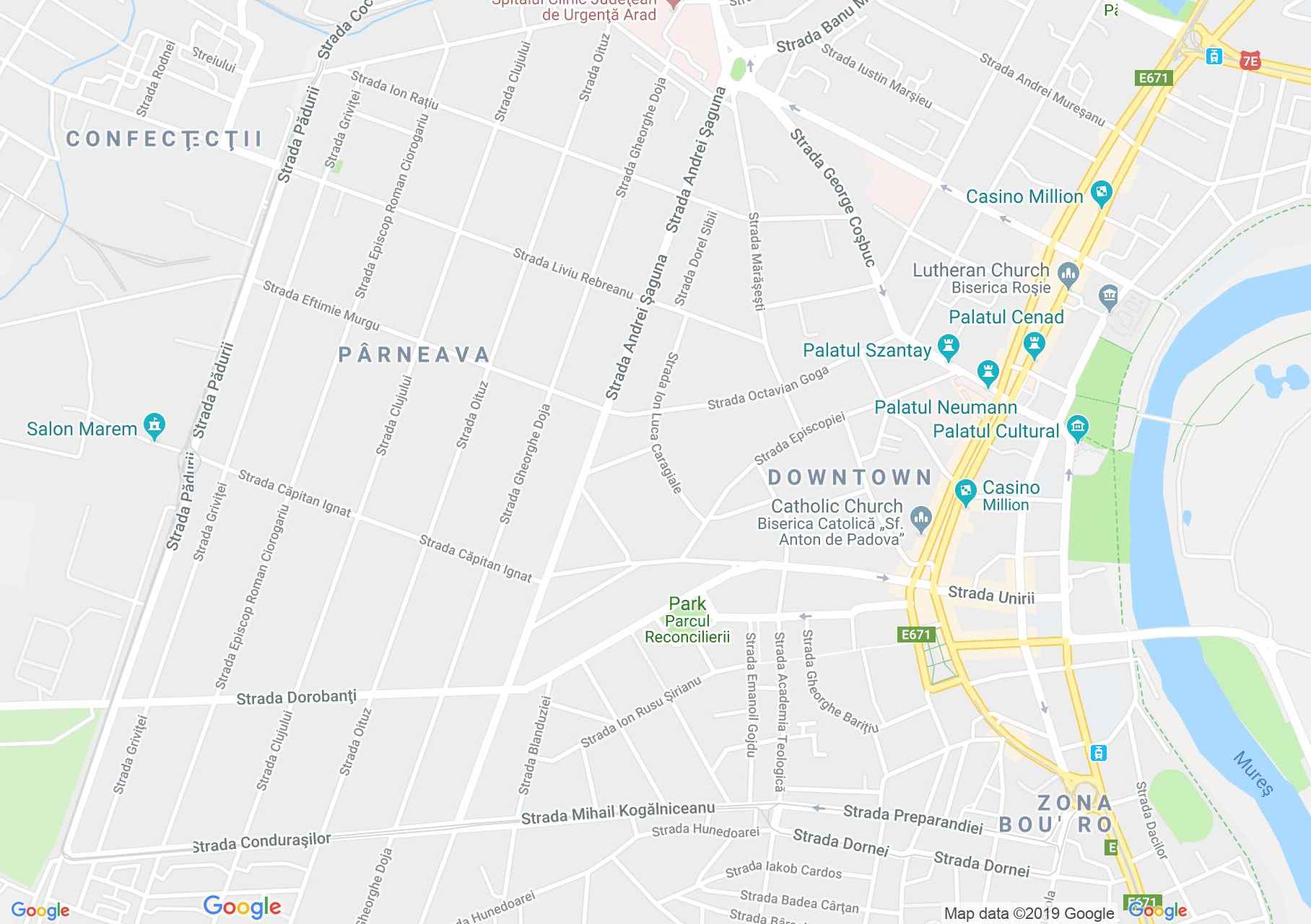 Hartă Arad: Turnul de apă