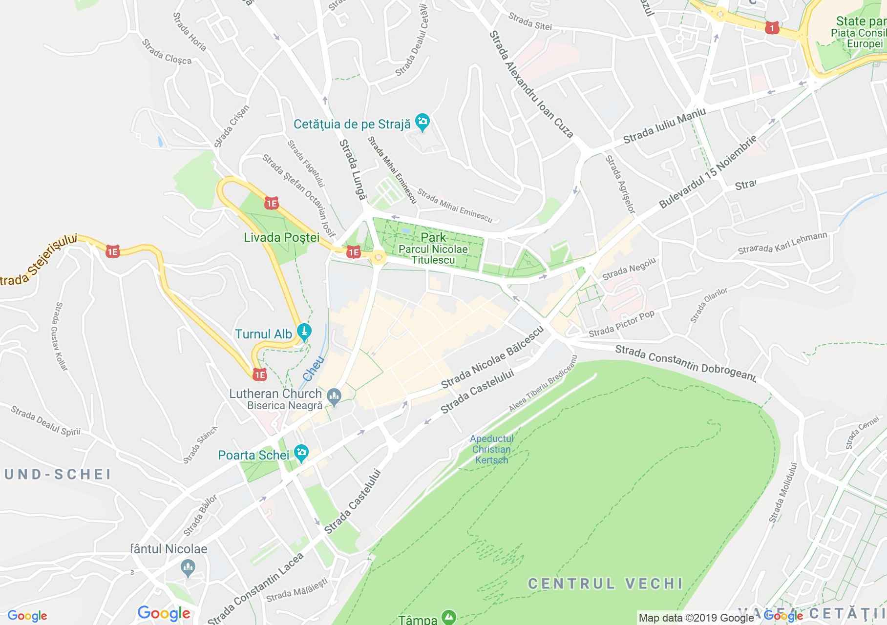 Map of Braşov: Rope makers' Bastion