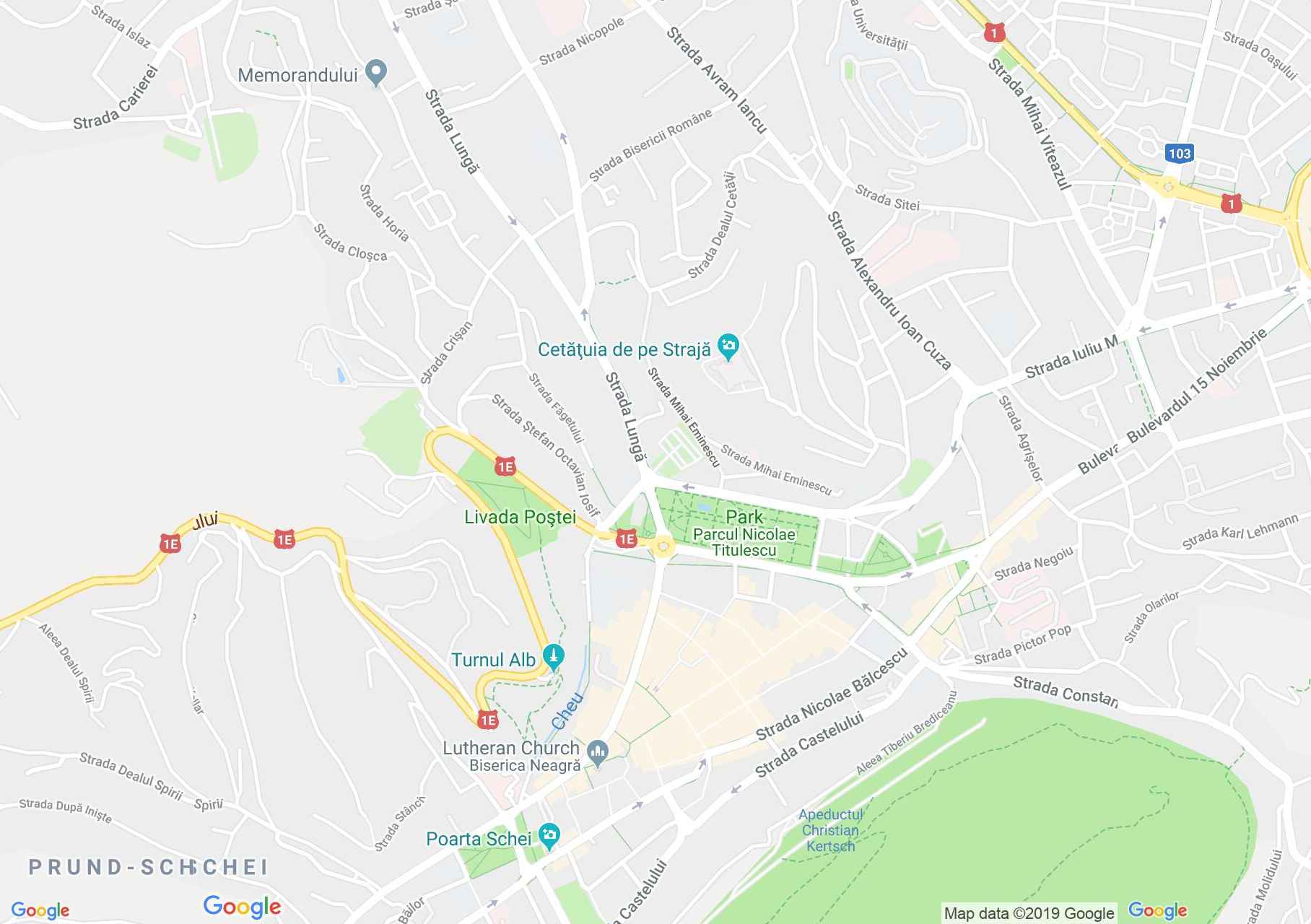 Map of Braşov: Sf. Adormire Orthodox Church