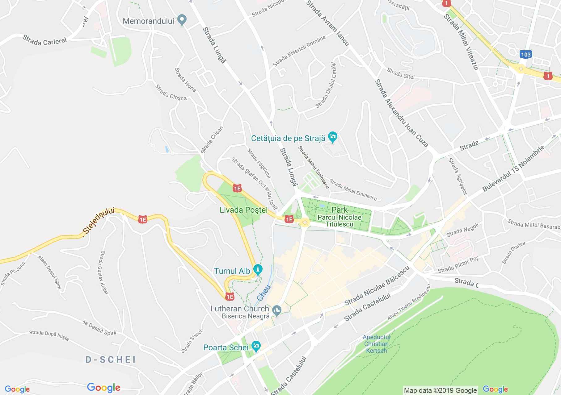 Map of Braşov: The house of the Mureseanus