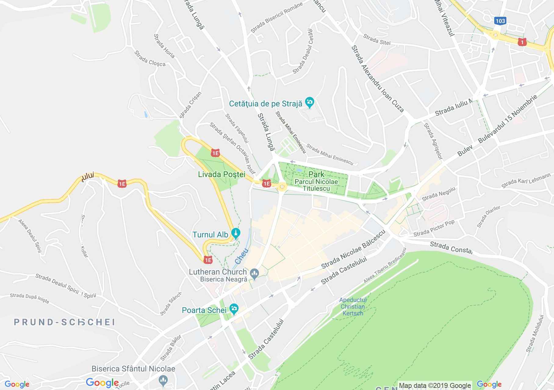 Map of Braşov: Redut house