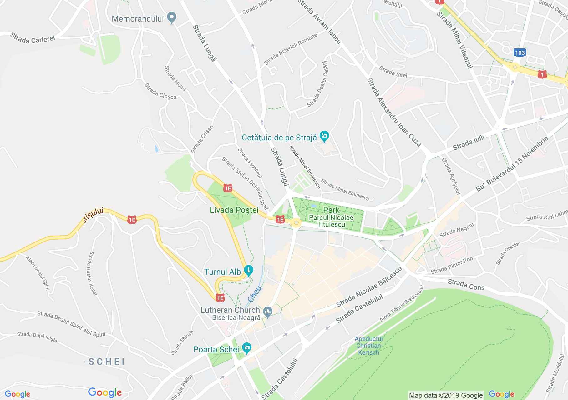 Map of Braşov: The Consil house