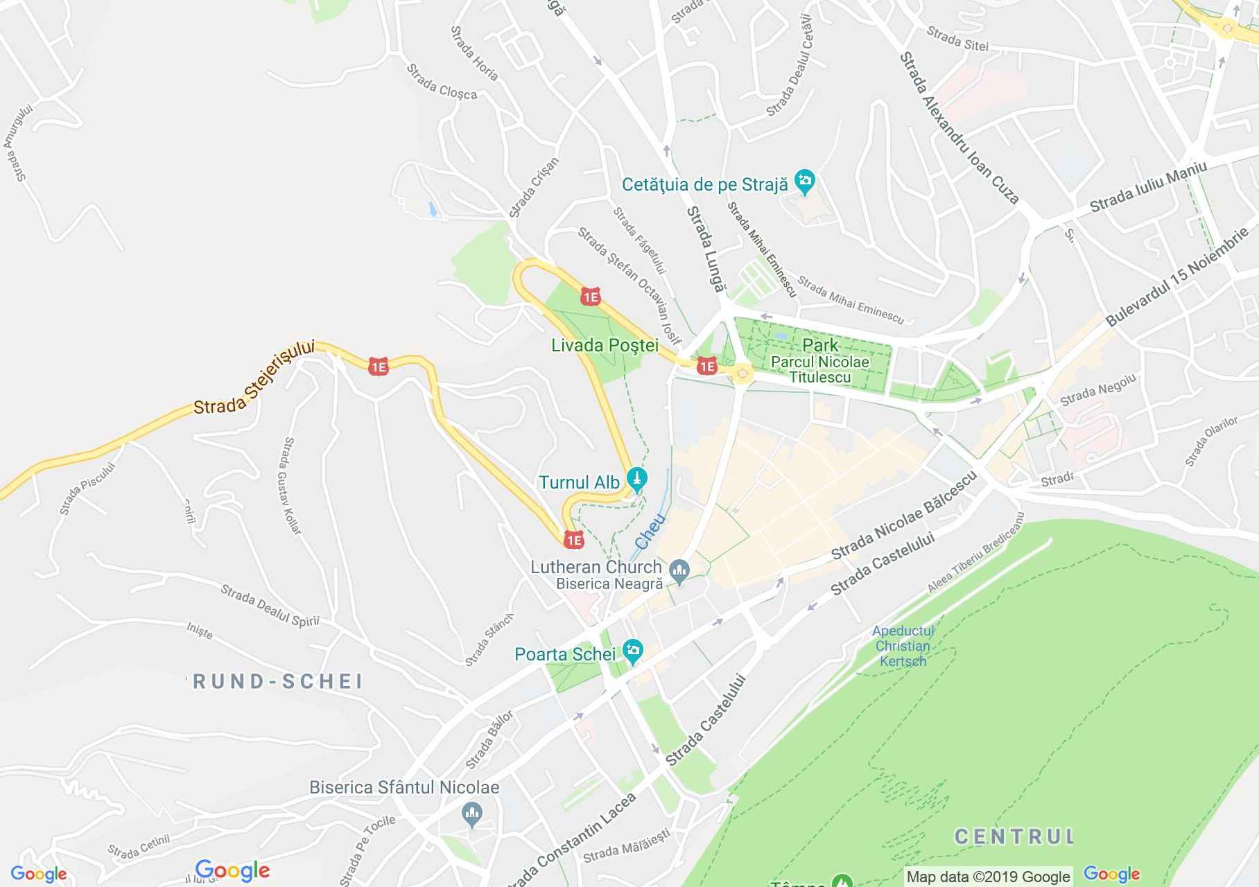 Map of Braşov: Katalin gate