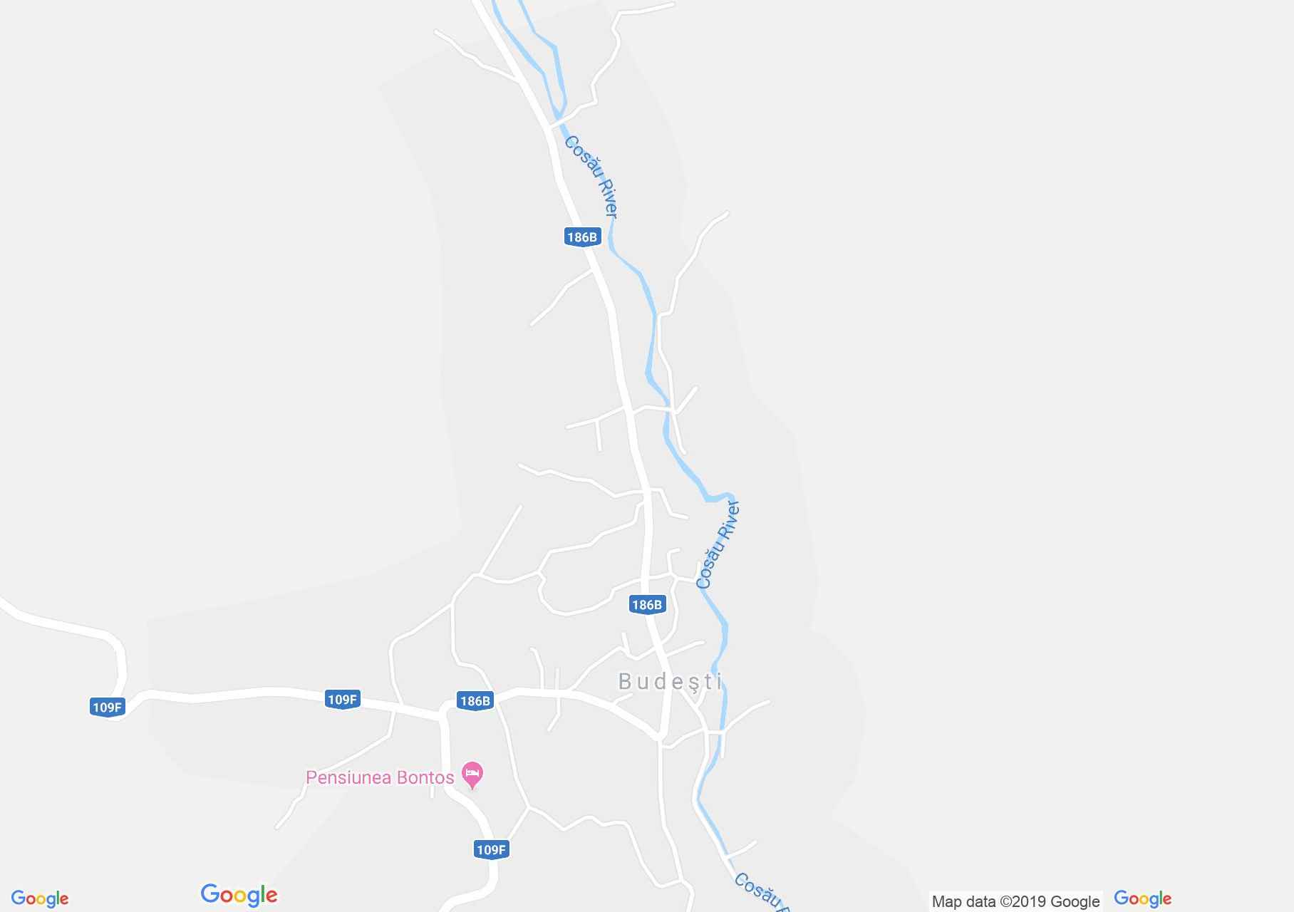 Hartă Budeşti: Biserica de lemn Josani