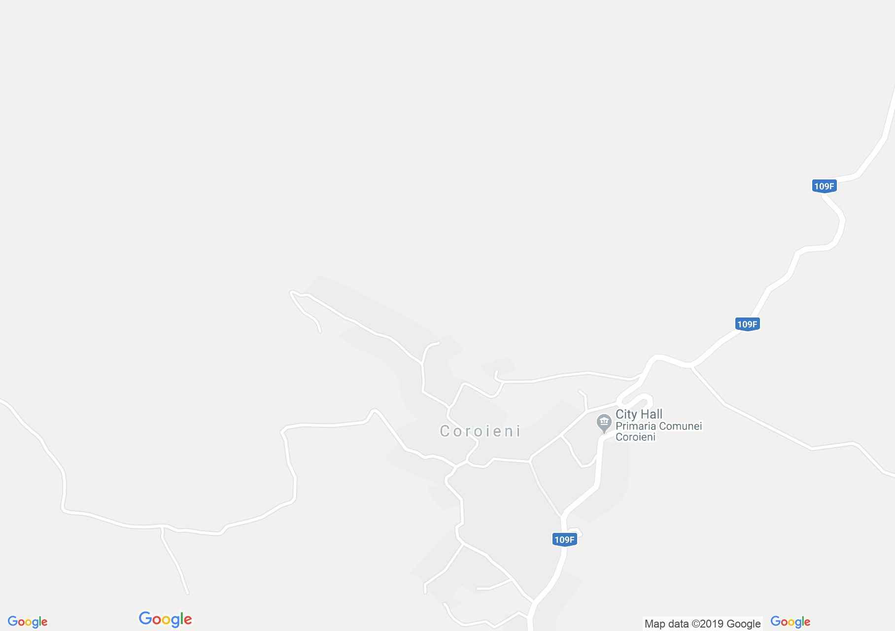 Map of Coroieni: Bottom church