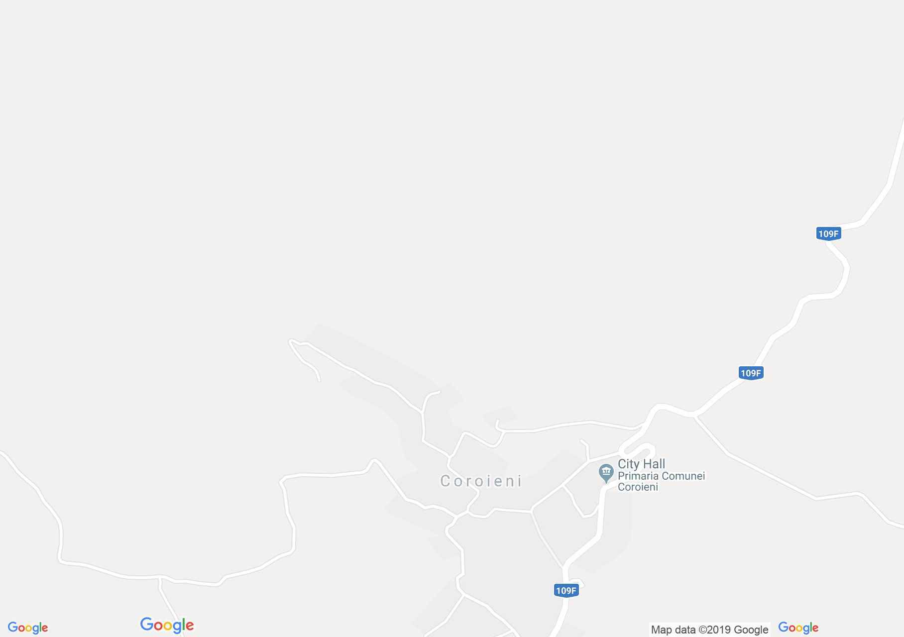 Map of Coroieni: Upper church