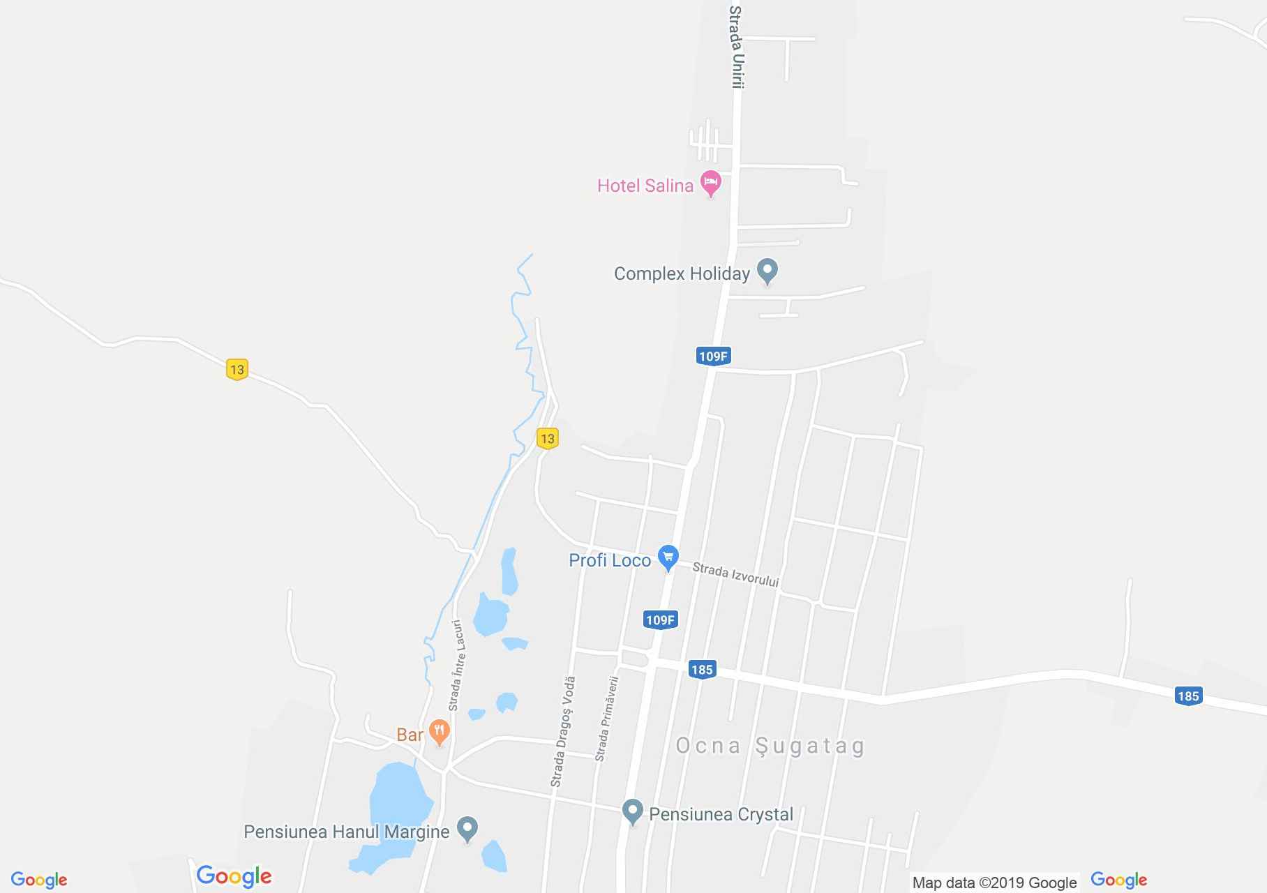 Hartă Ocna Şugatag: Biserica Catolică