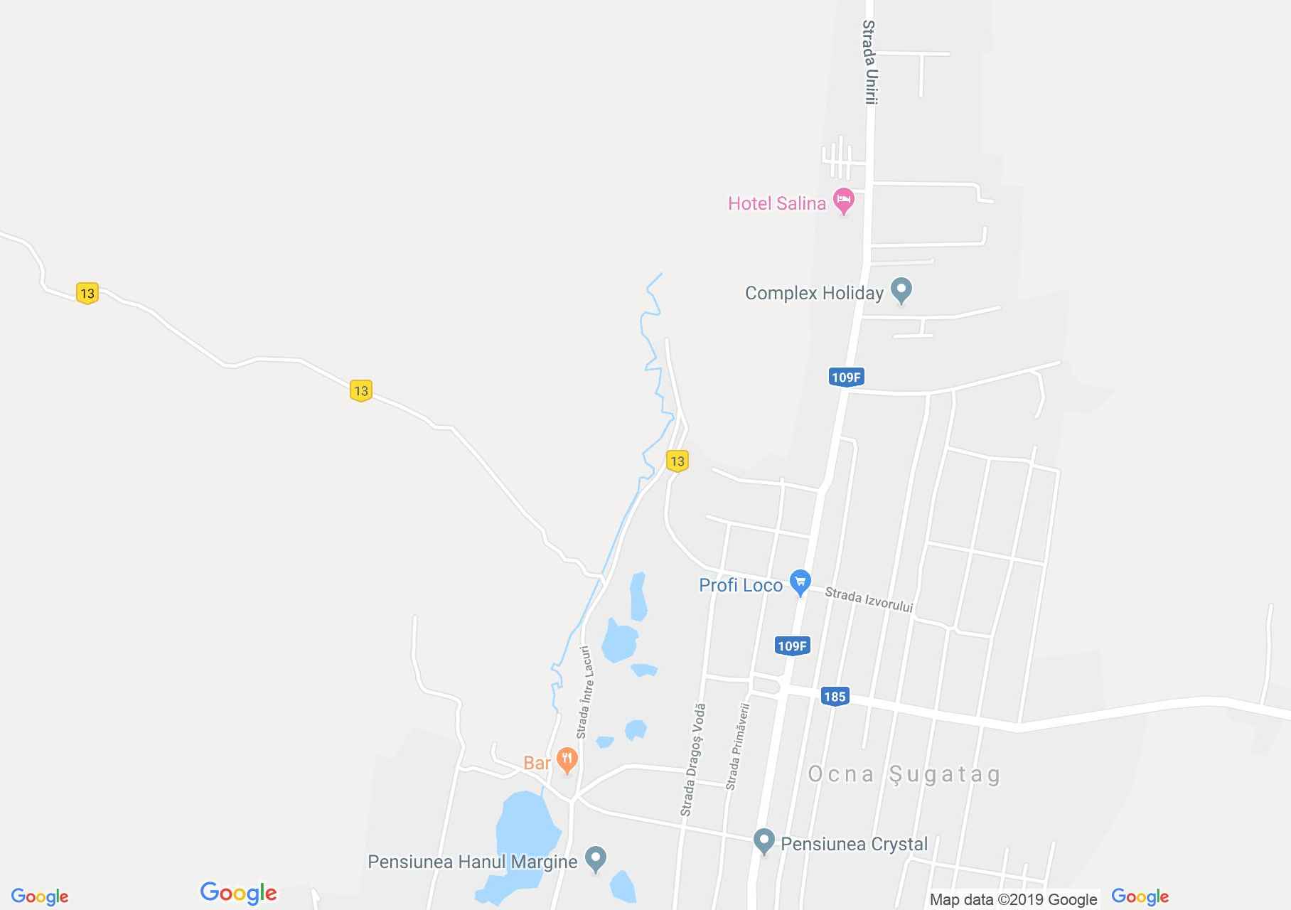 Hartă Ocna Şugatag: Lacul Vrăjitoarea