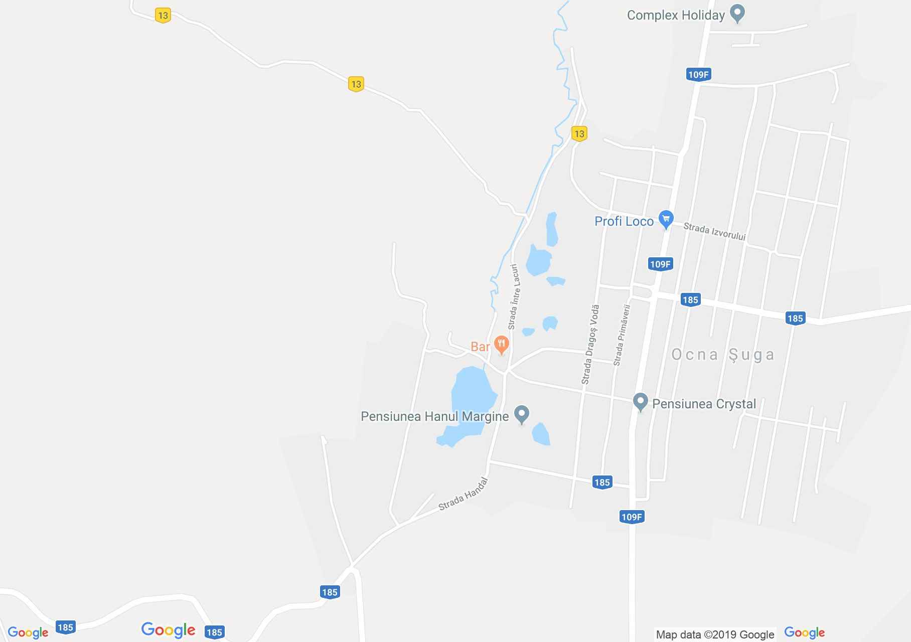 Hartă Ocna Şugatag: Lacul Forzing