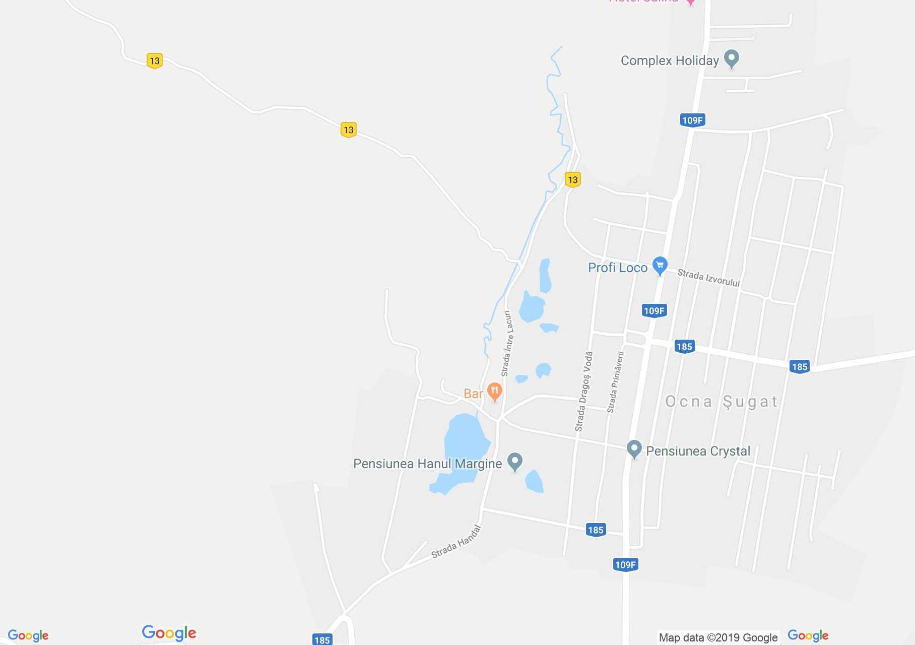 Hartă Ocna Şugatag: Lacul Gabor-Albertfi