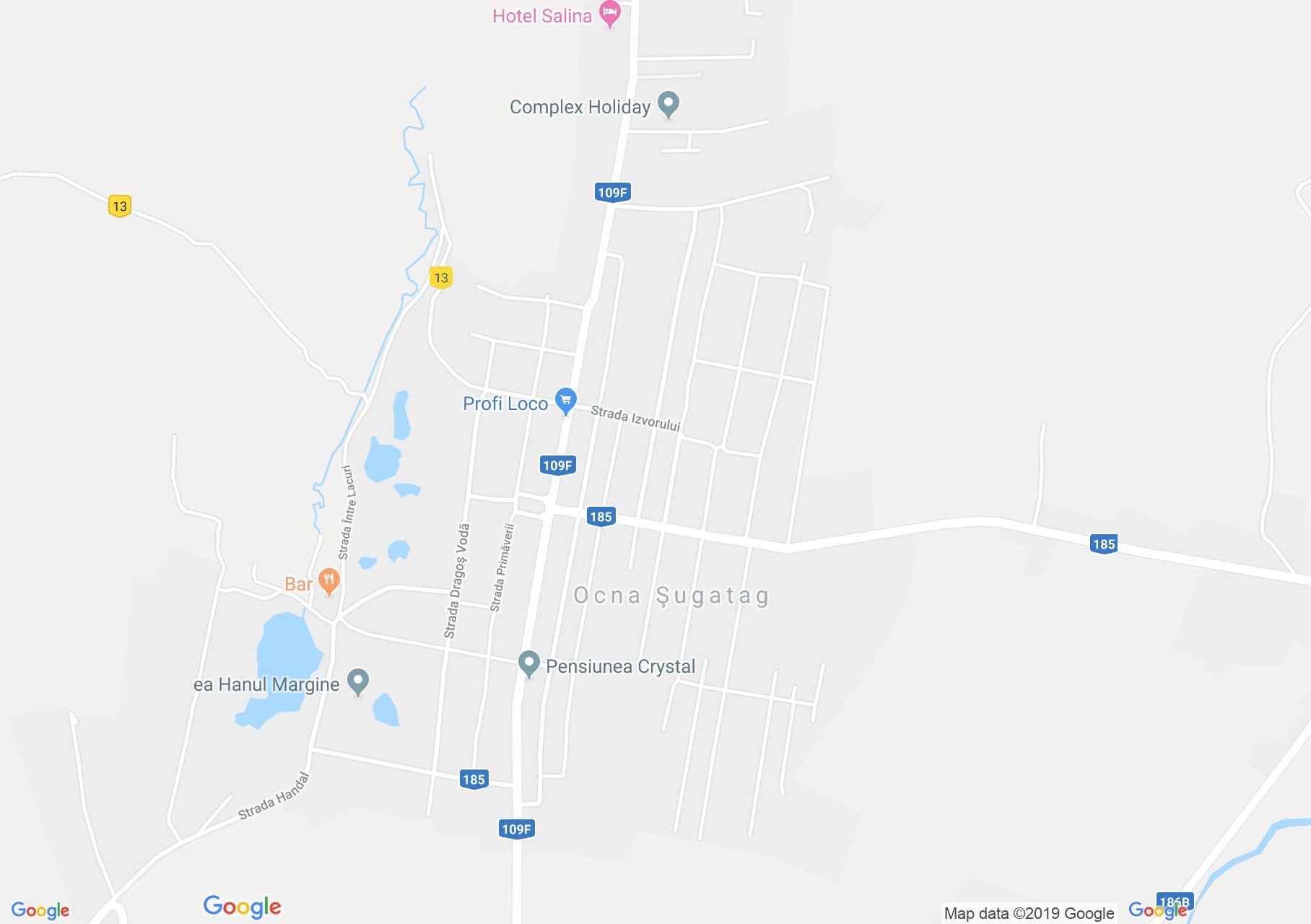 Hartă Ocna Şugatag: Staţia meteorologică