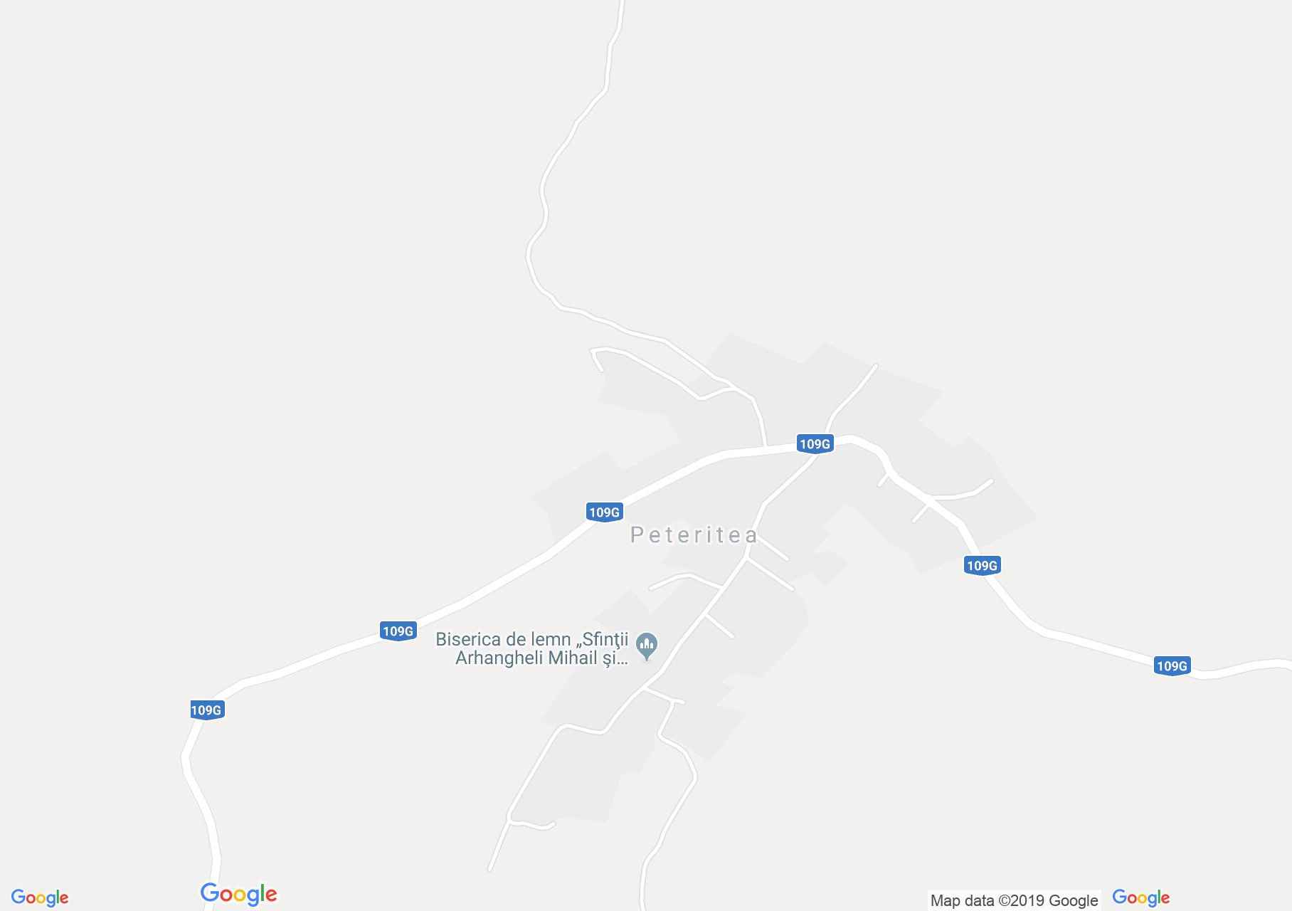 Map of Peteritea: Wooden church