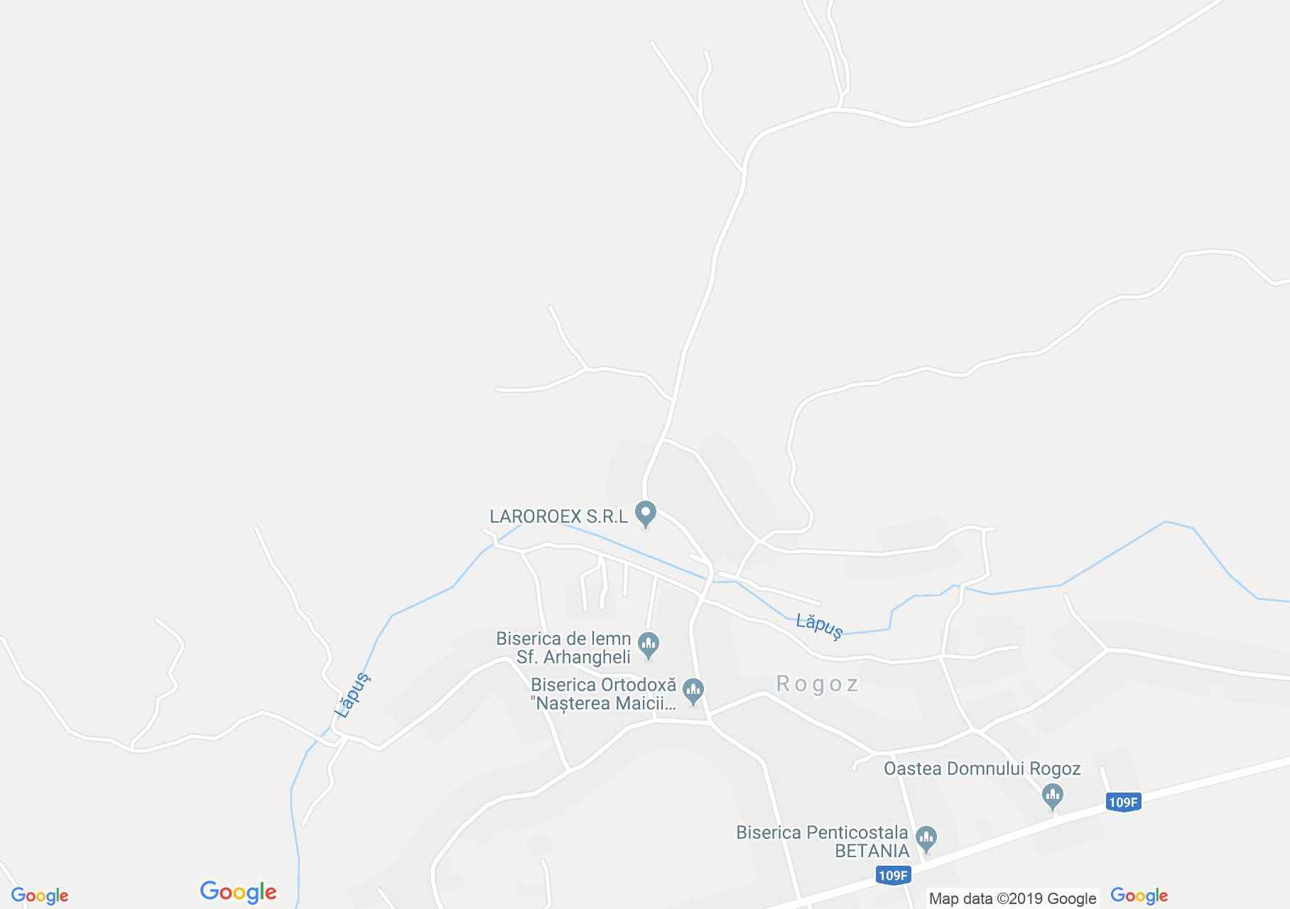 Rogoz: Ortodox fatemplom (térkép)