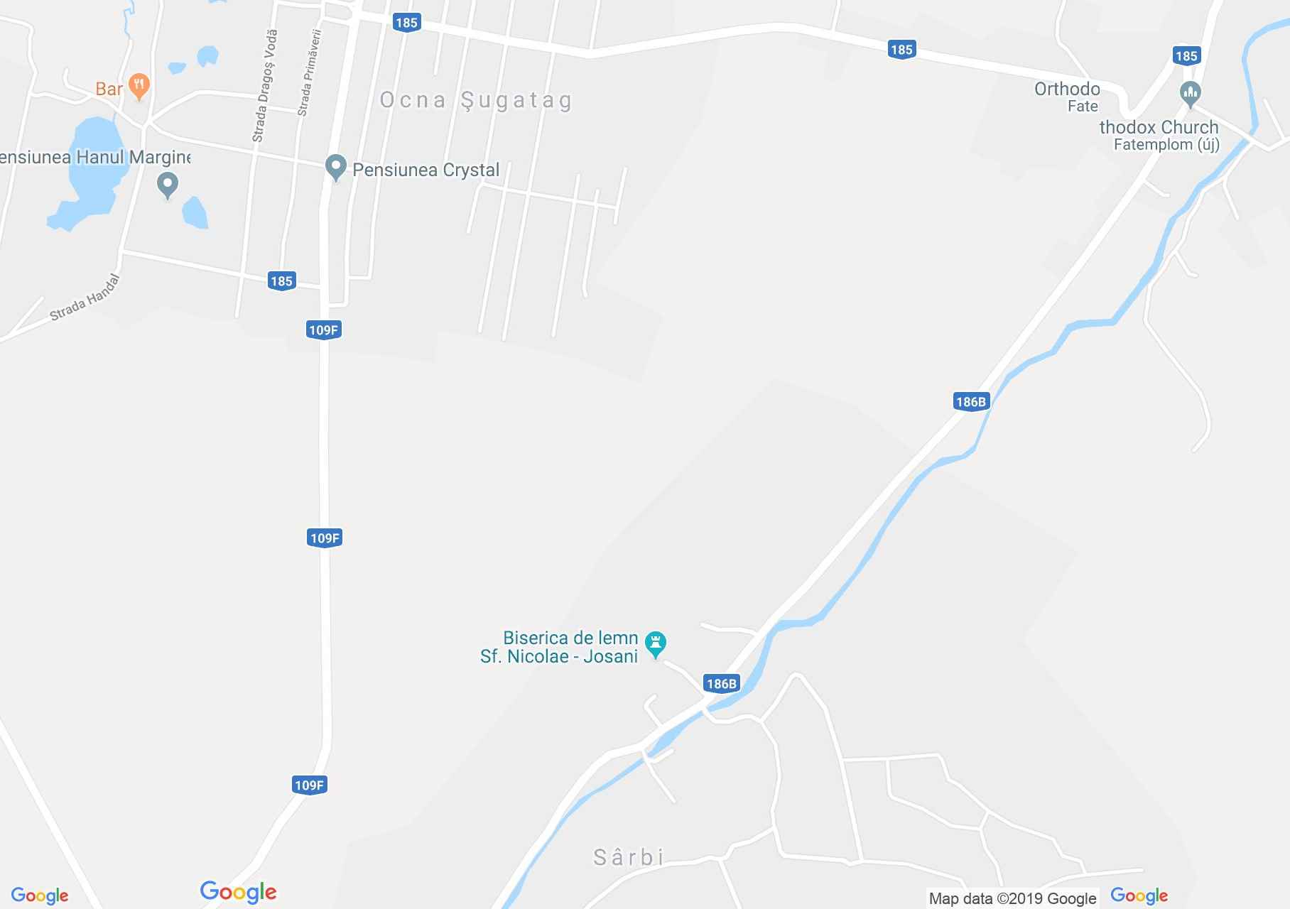 Hartă Sârbi: Biserica de lemn din Josani