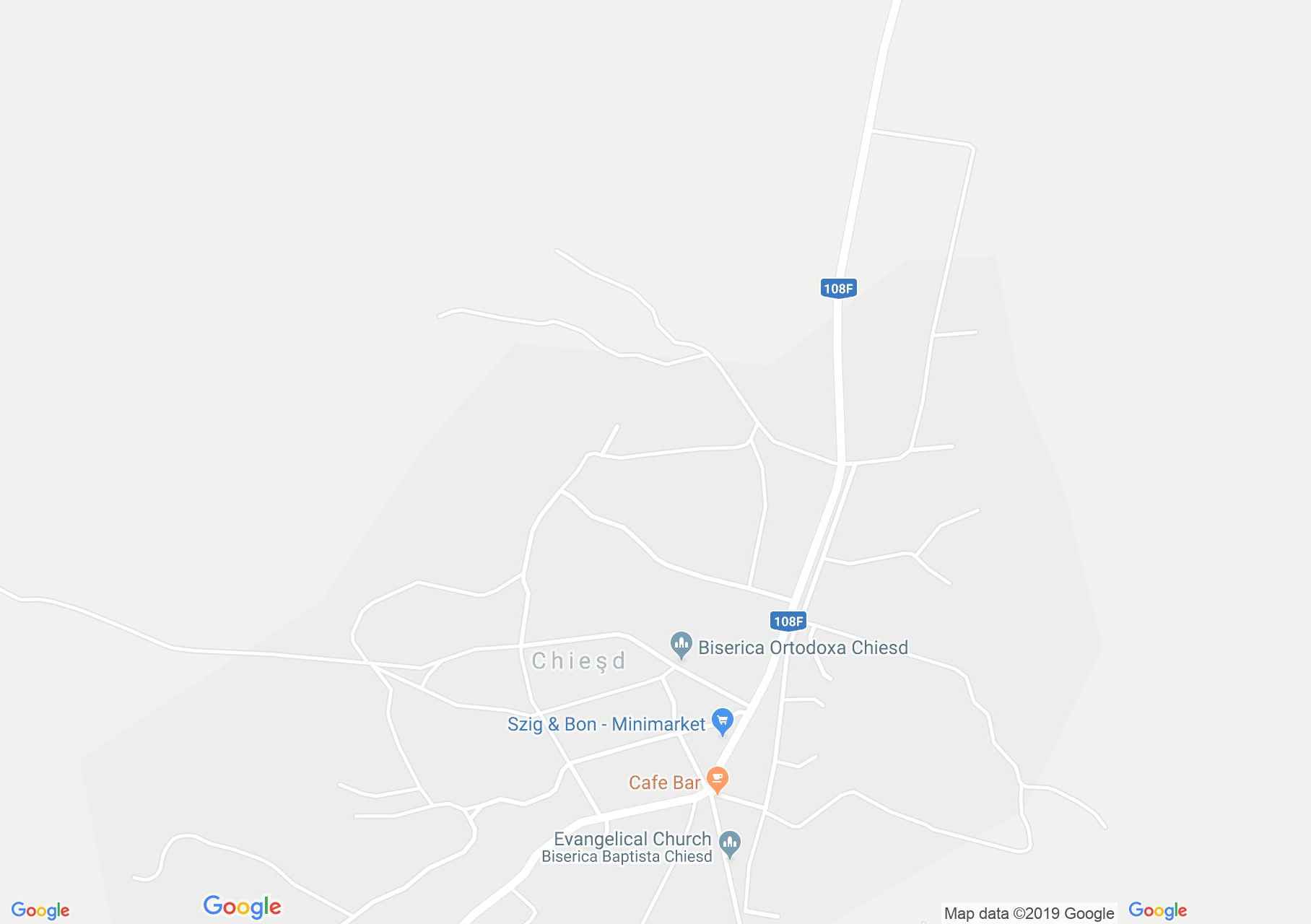 Hartă Chieşd: Conacul Kemeny