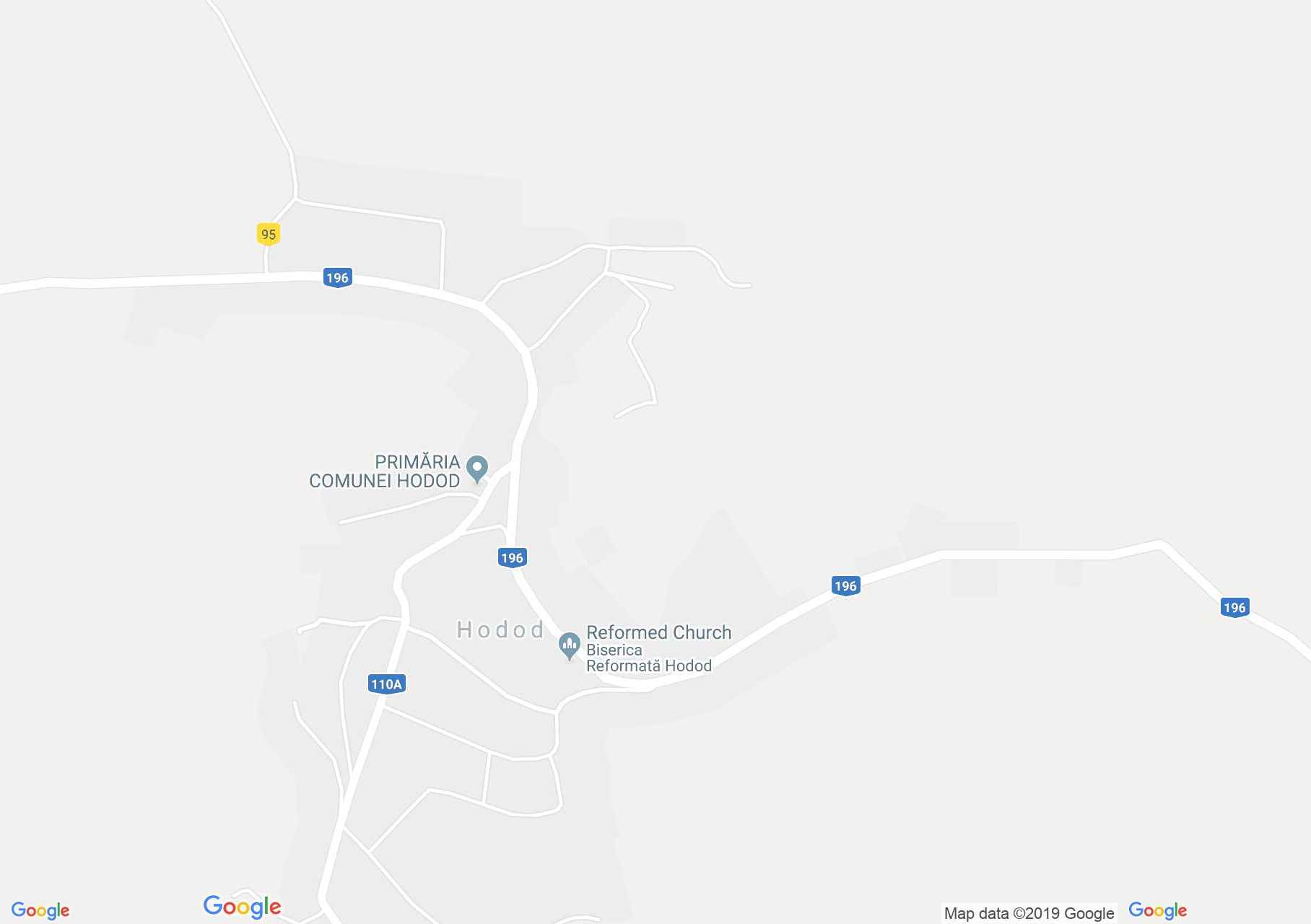 Map of Hodod: Wesselényi cript