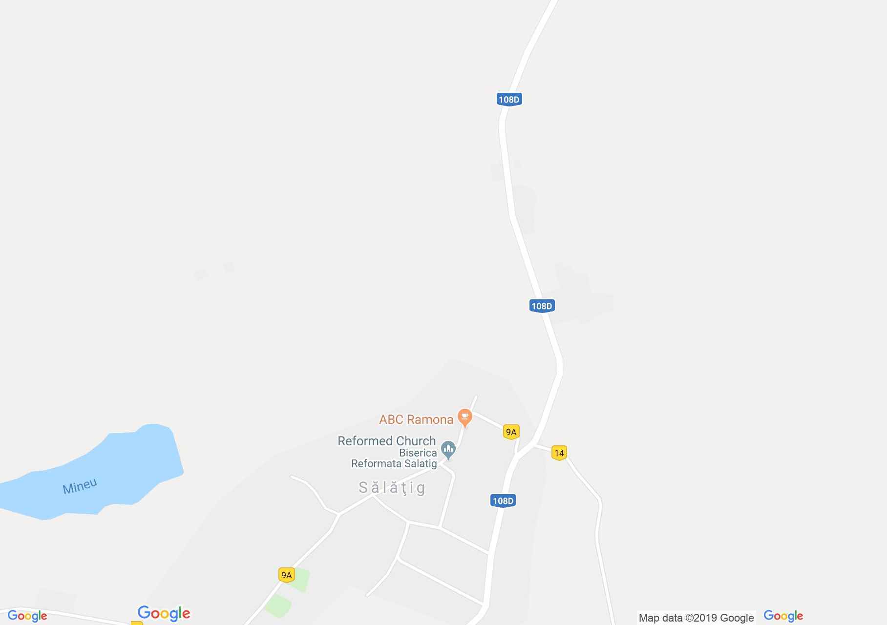 Map of Sălaţig: Reformed church