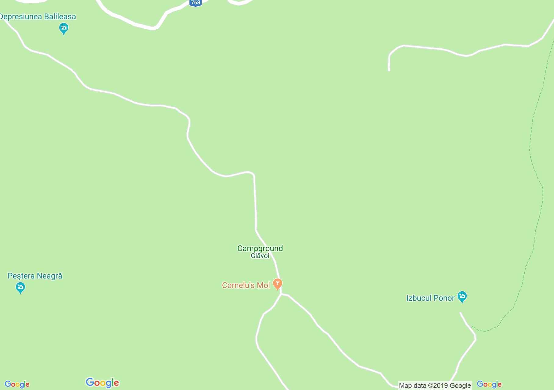 Glavoj: Glavoj tisztás és erdészház (térkép)