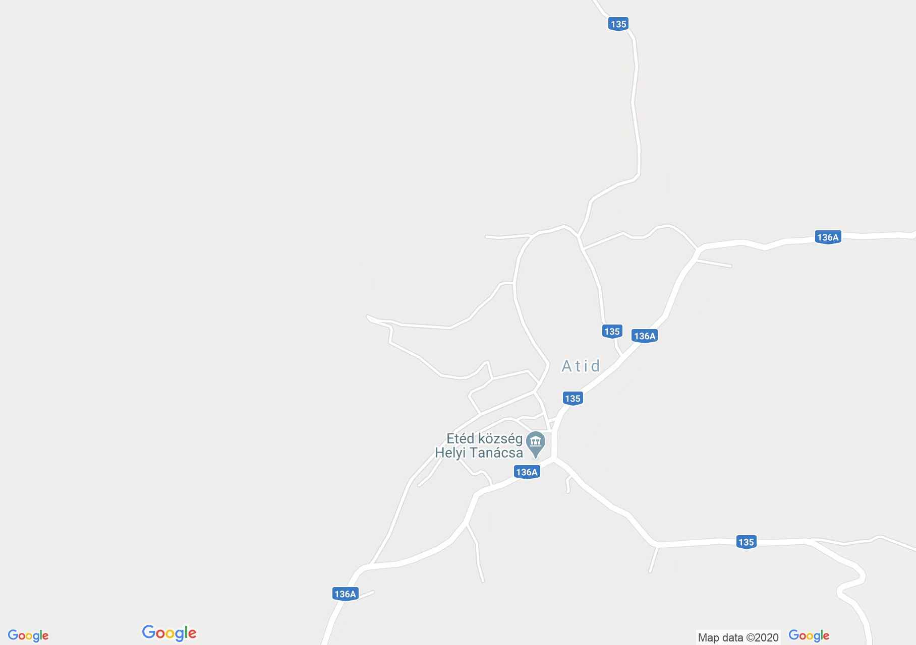 Hartă Atid: Biserica catolică