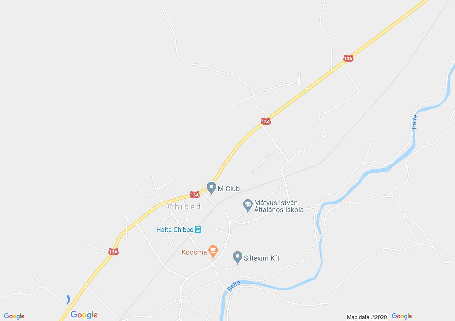 Hartă Chibed: Muzeul