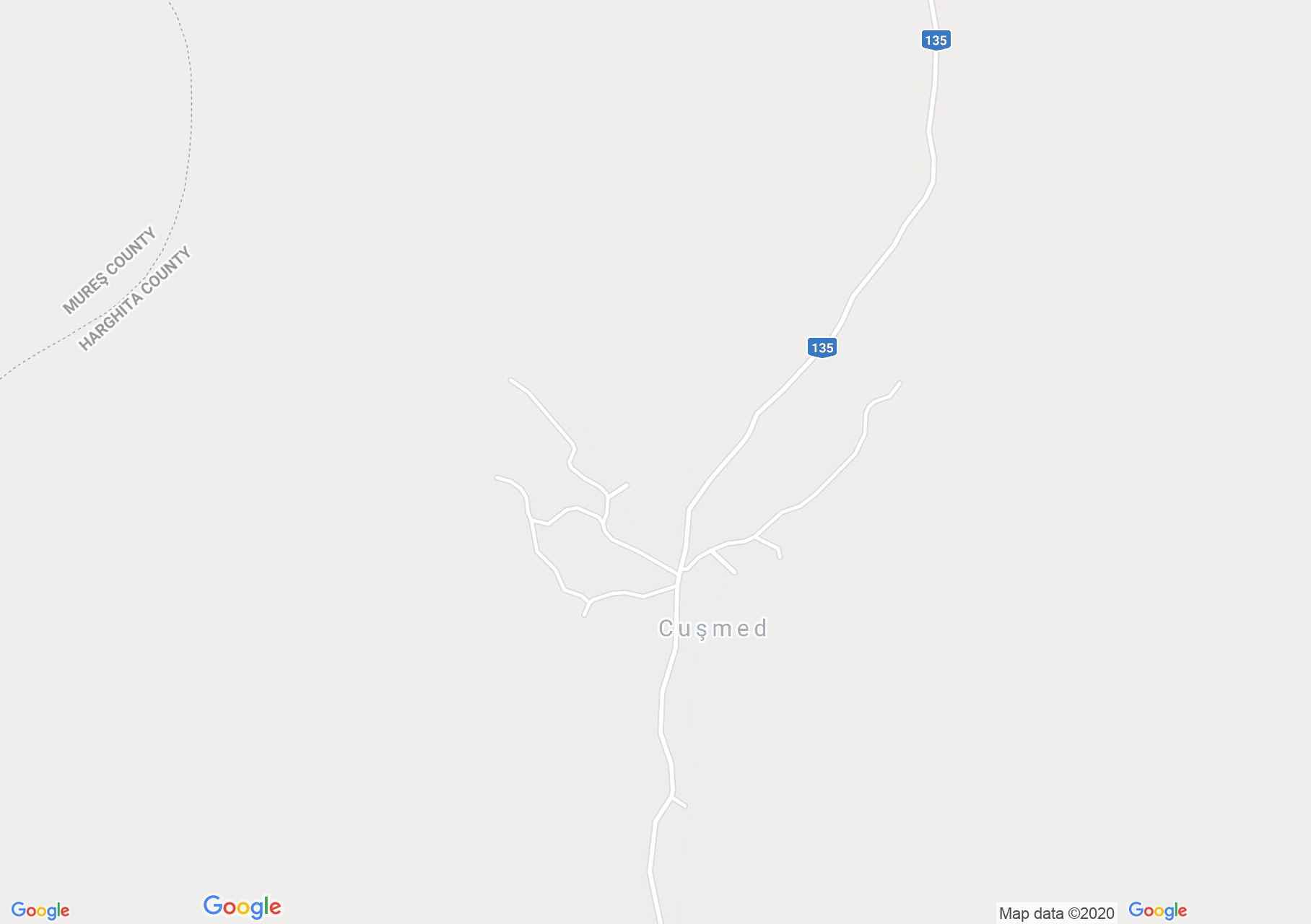 Map of Cuşmed: Bereczki house