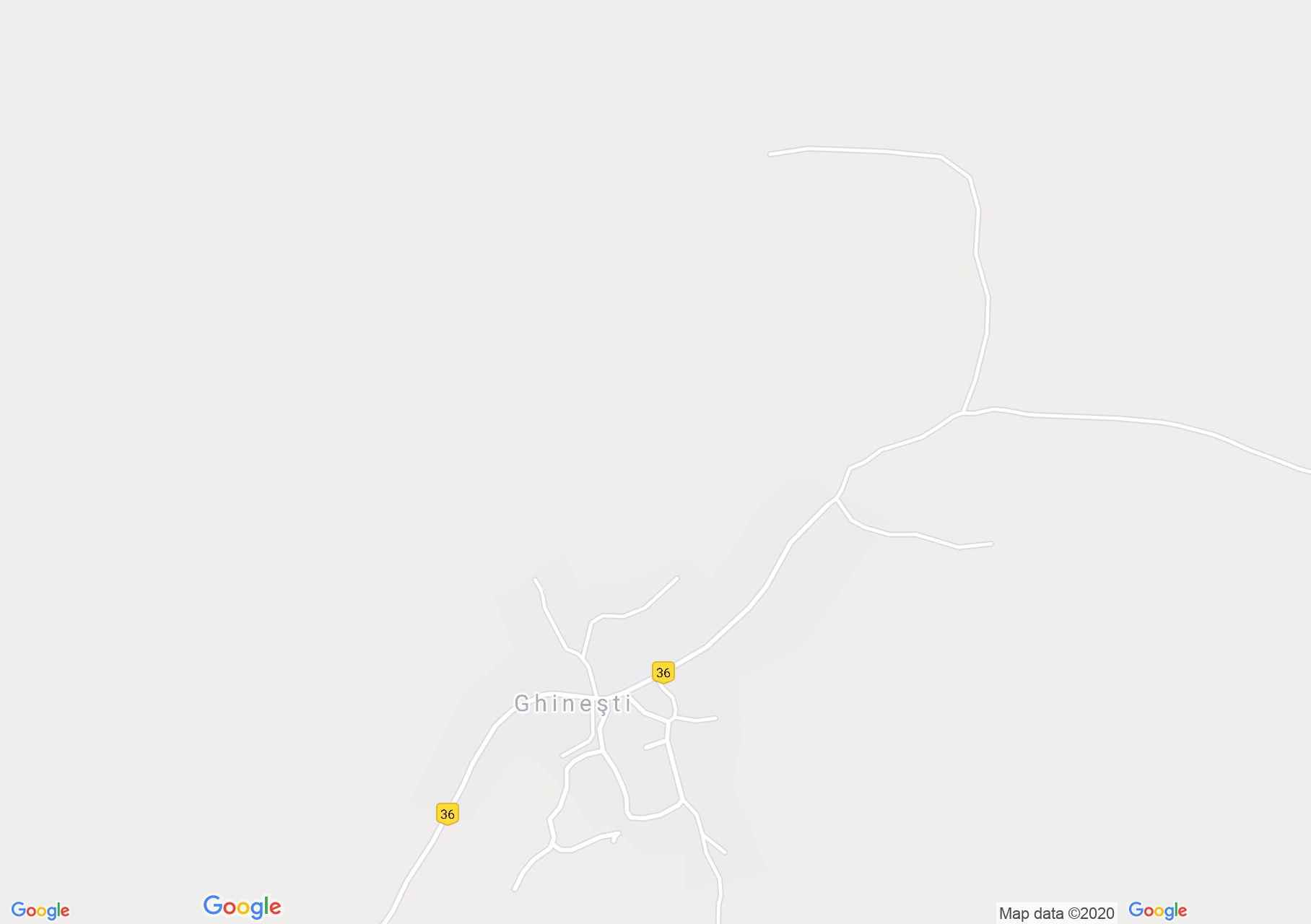 Map of Ghineşti