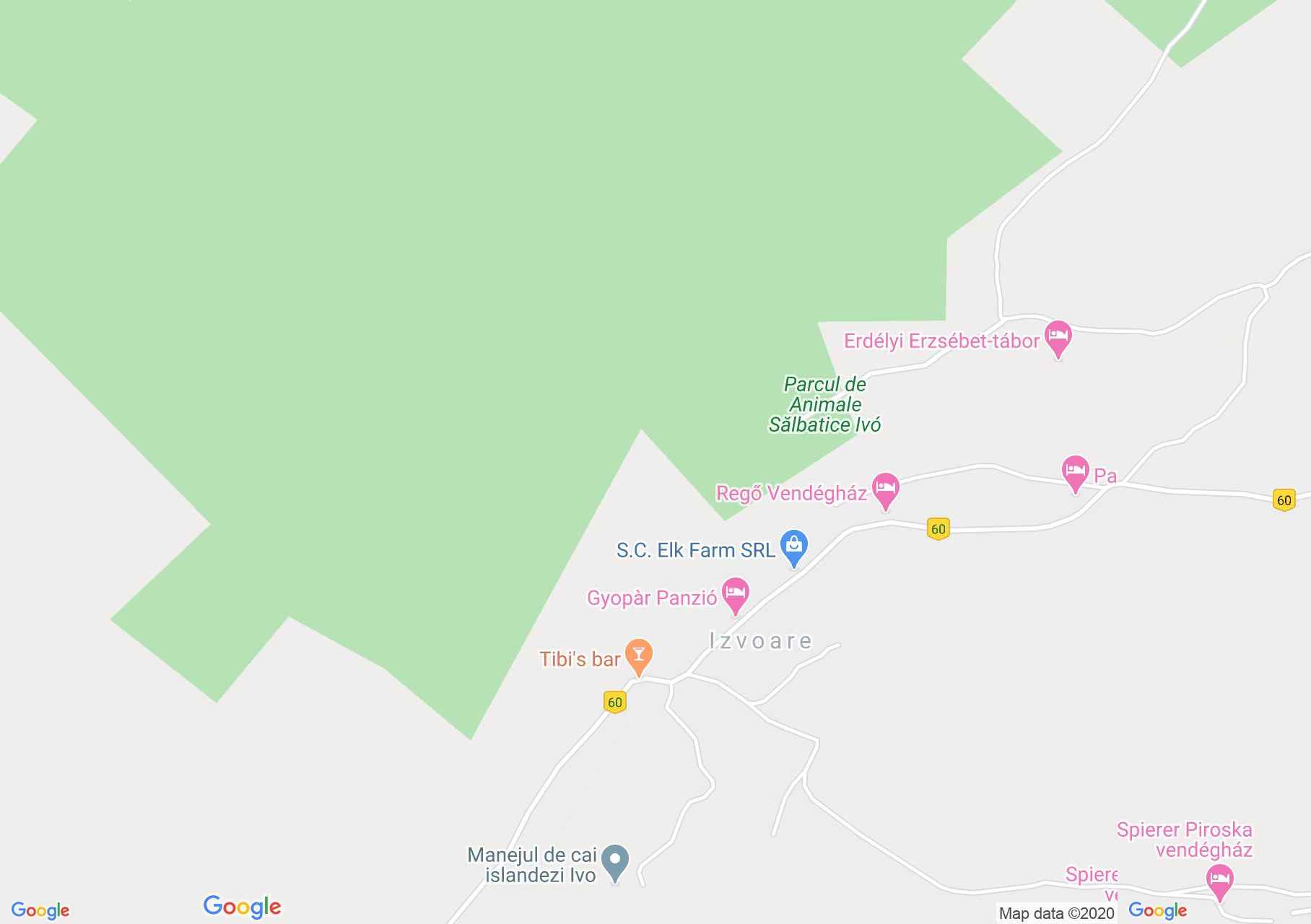 Ivó: Vízkerekes fűrész (térkép)