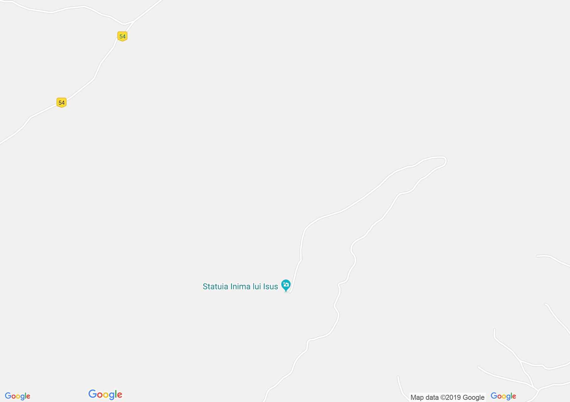 Map of Lupeni: Belvedere Jesus