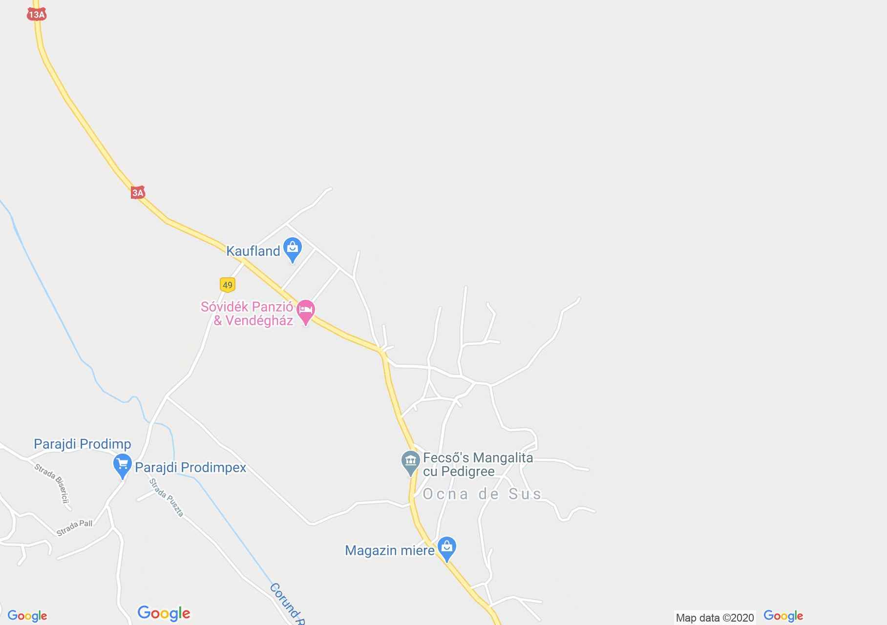 Map of Ocna de Sus: House cantor