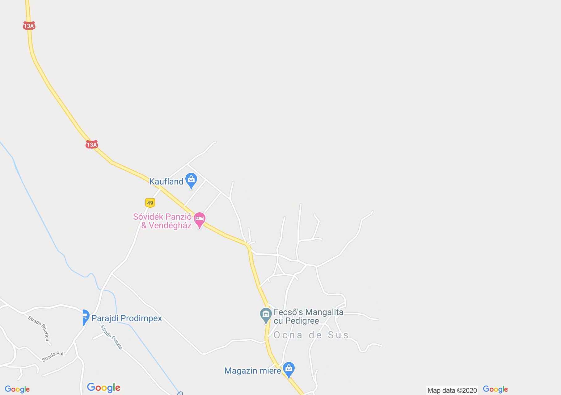 Map of Ocna de Sus: School