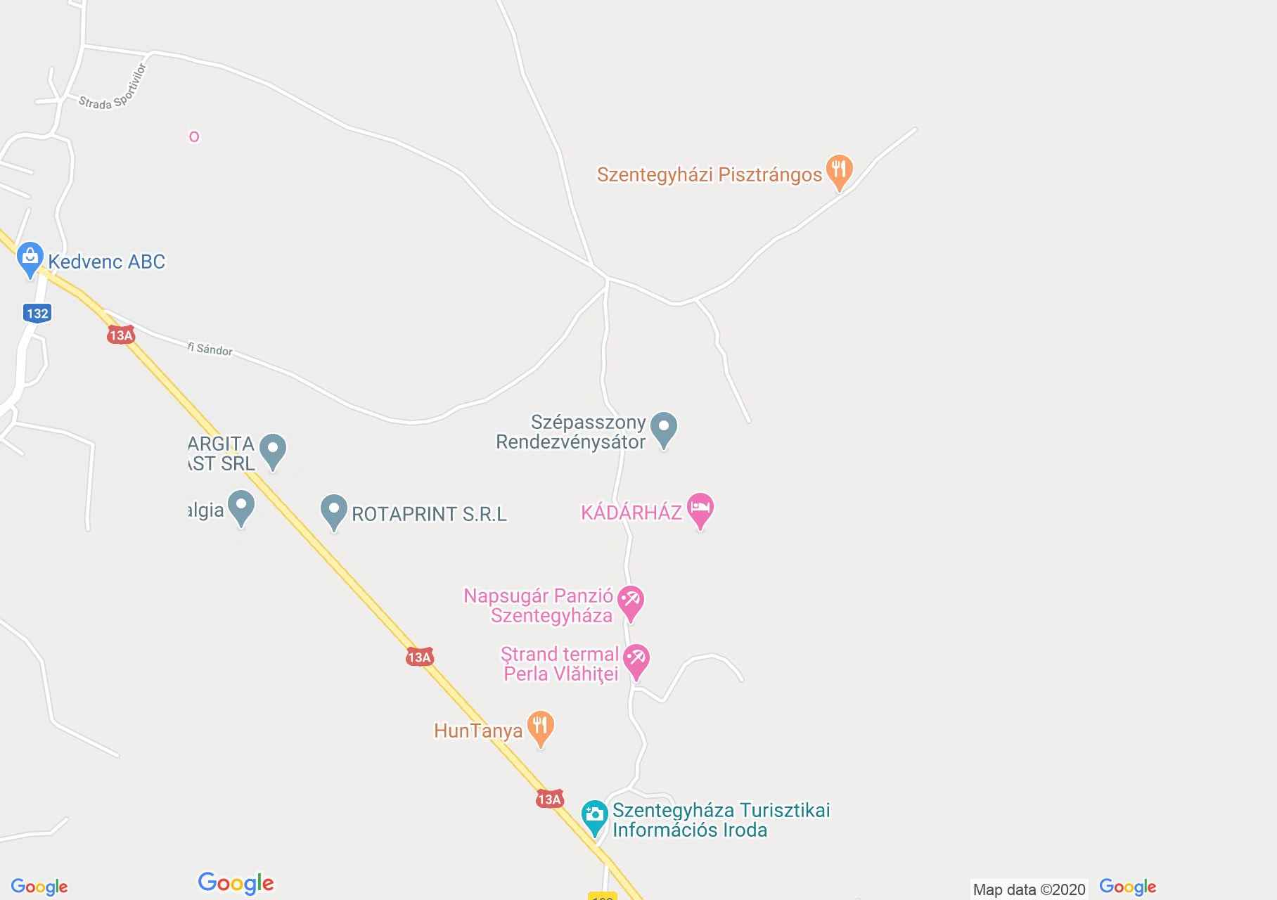 Hartă Vlahiţa: Perla Harghitei